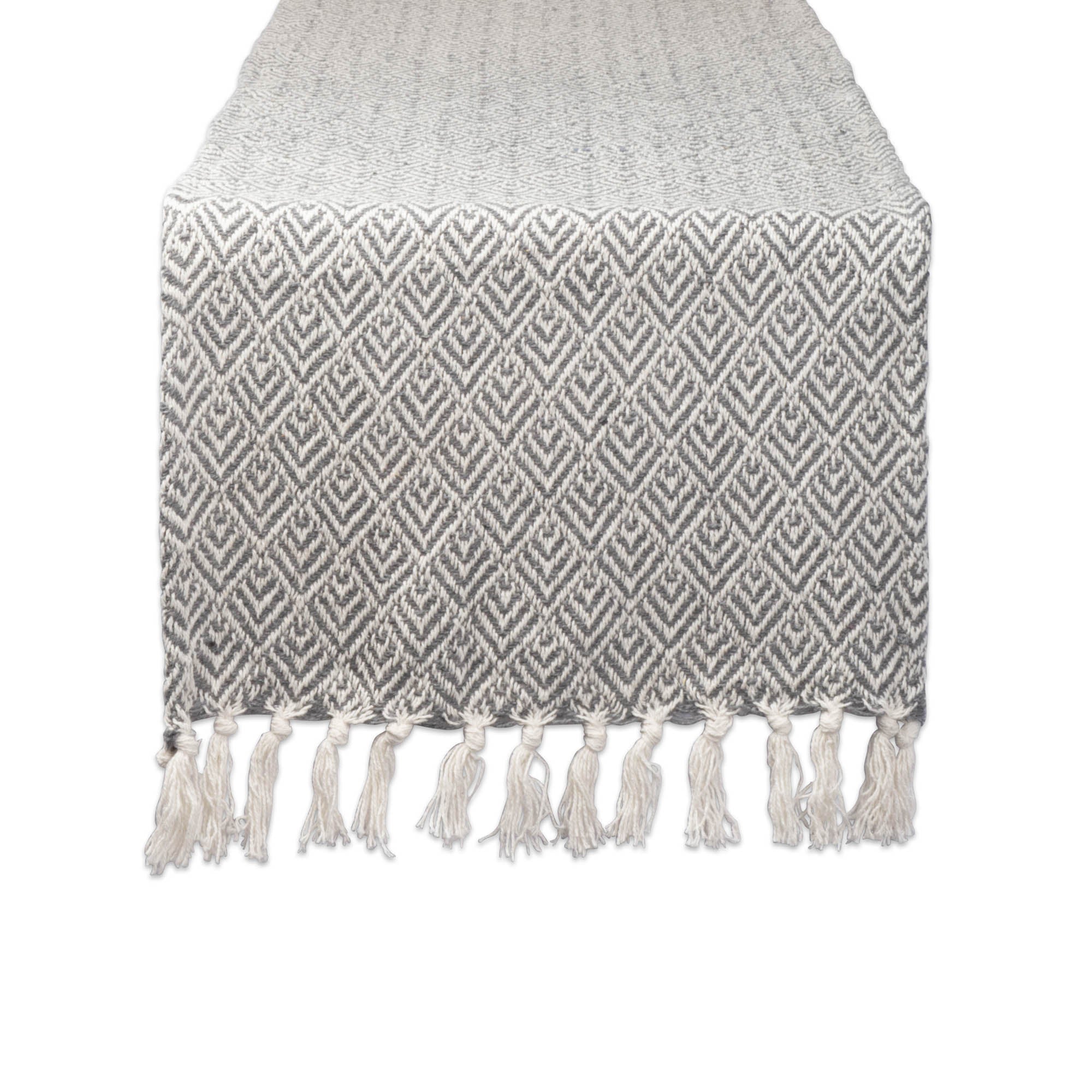 Dii Gray Diamond Table Runner