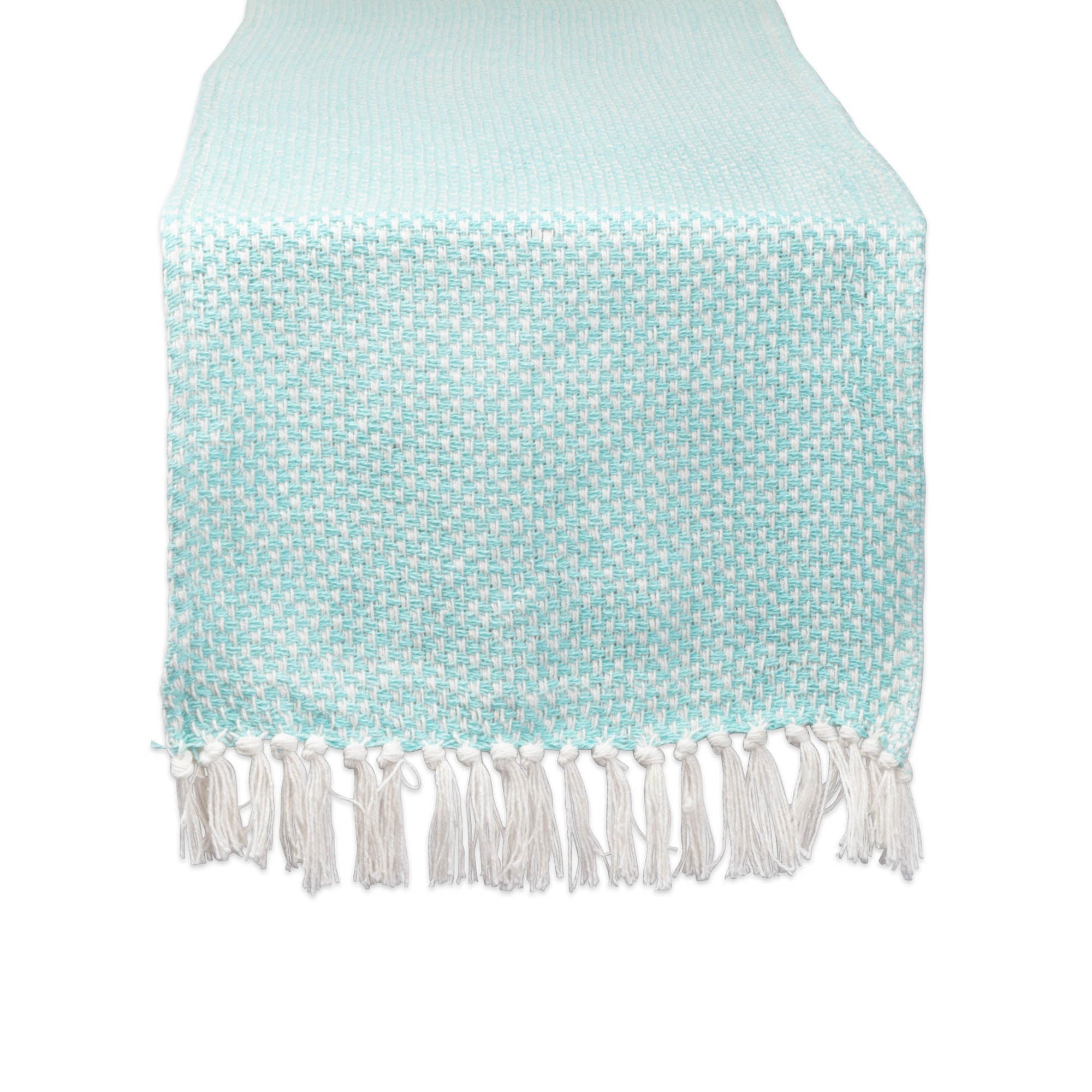 Dii Aqua Woven Table Runner