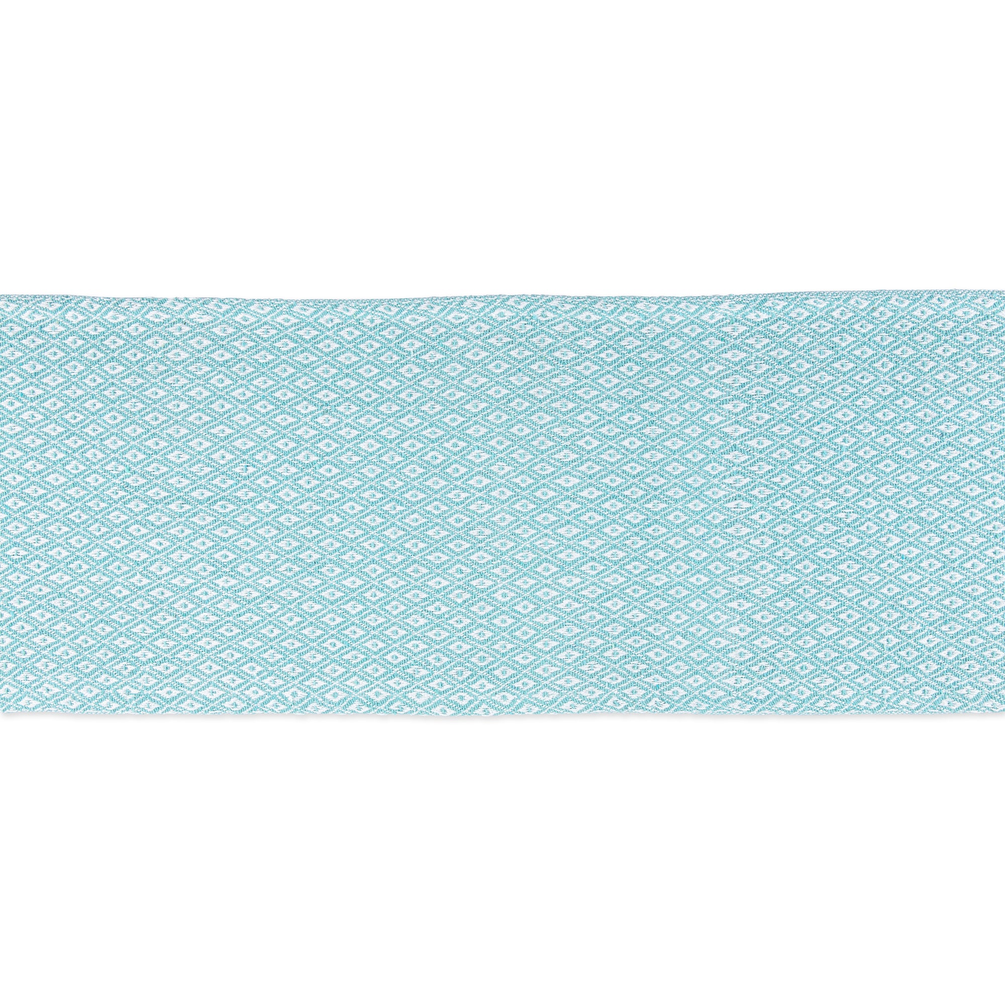 DII Aqua Mini Diamond Table Runner