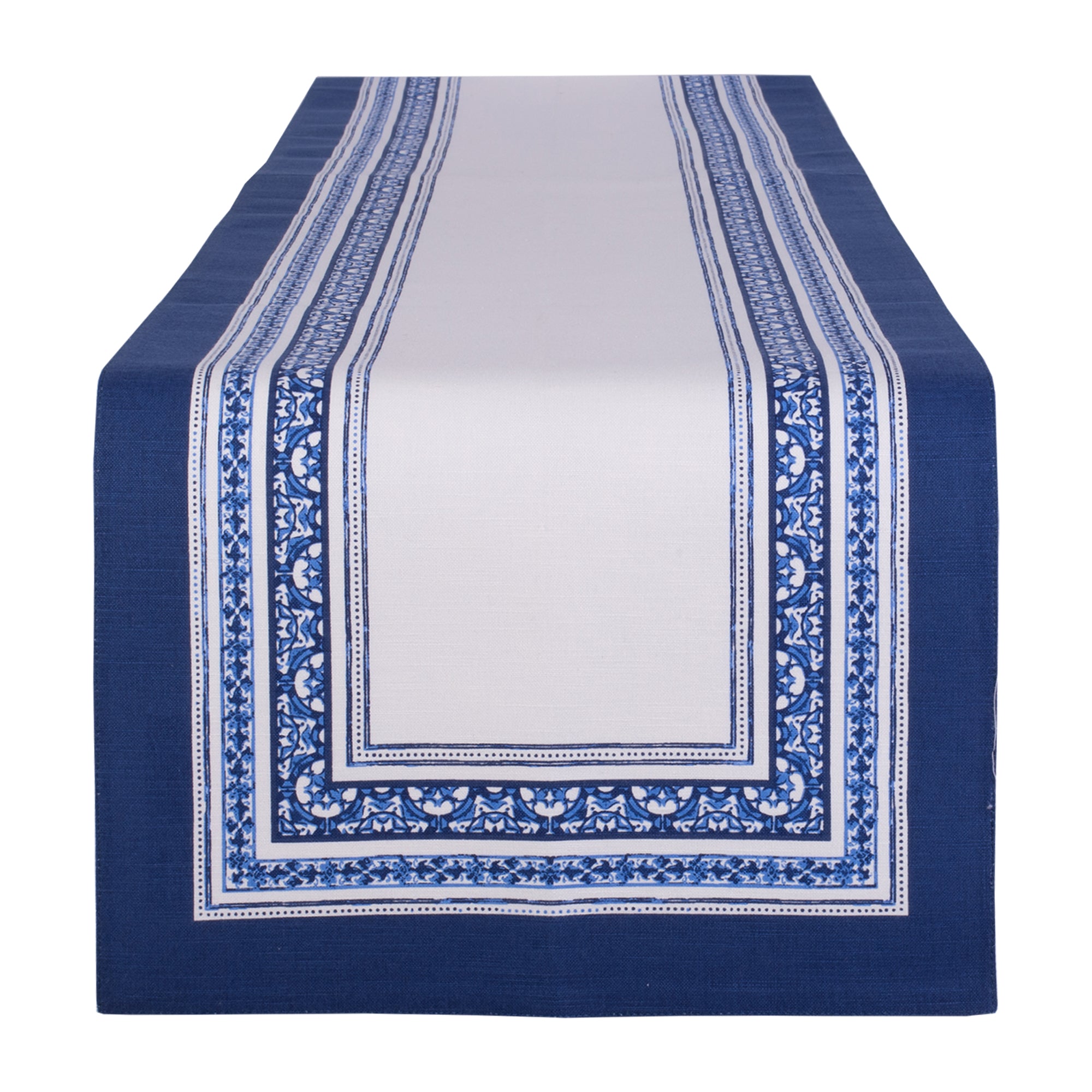 Dii Porto Stripe Print Table Runner 14X72