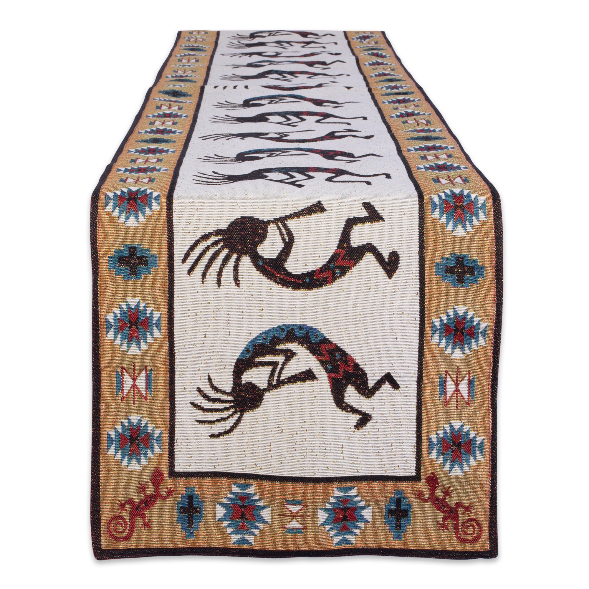 Dii Kokopelli Tapestry Table Runner 13X72
