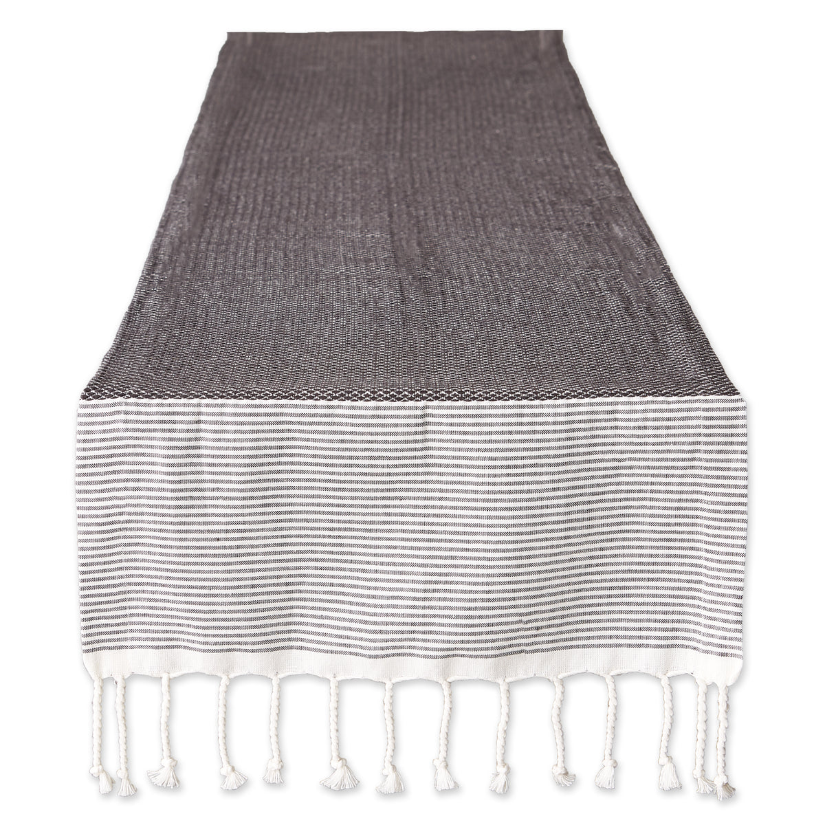 Dobby Cursor DII Black Bordered Dobby Table Runner 15x108 – Homenkitchenshop