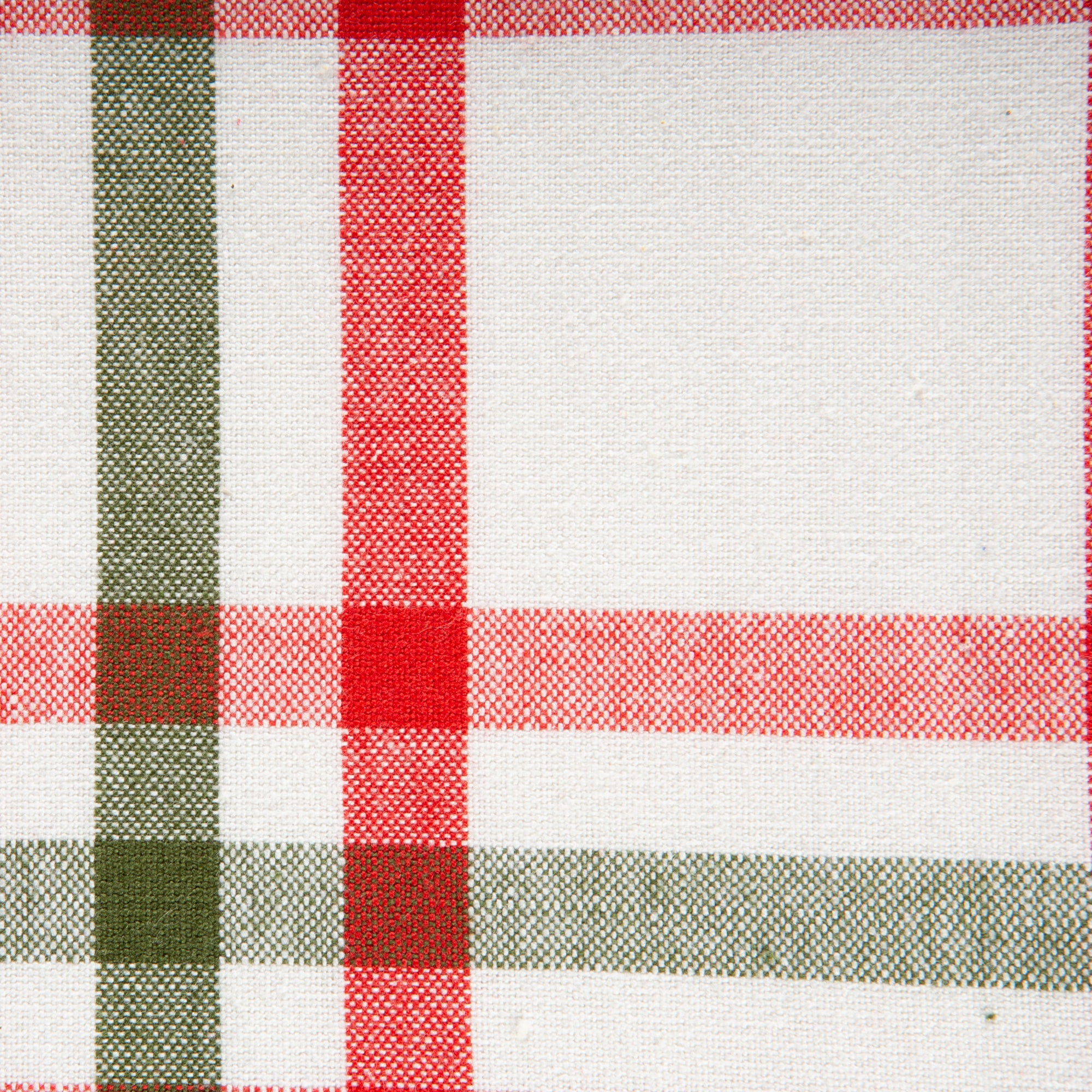 Dii Kitchen & Tabletop Jolly Tree Collection Tablecloth, Nutcracker Plaid, 52X52''