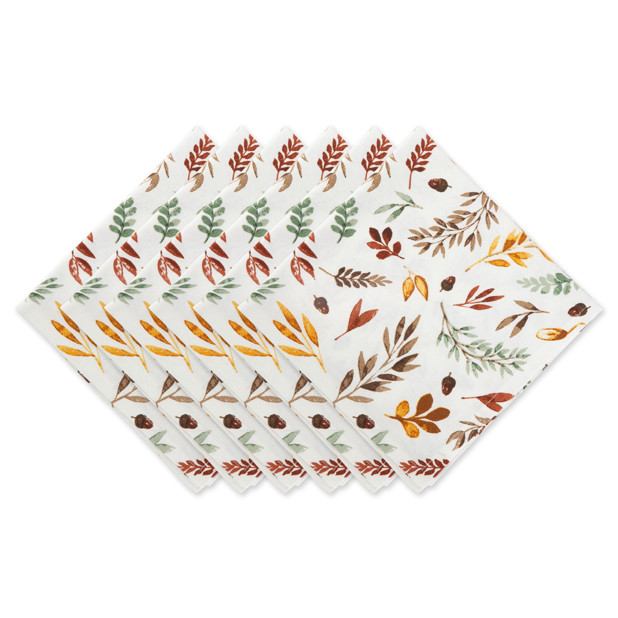 Dii Thanksgiving Thankful Autum, Fall Leaves, Napkin Set