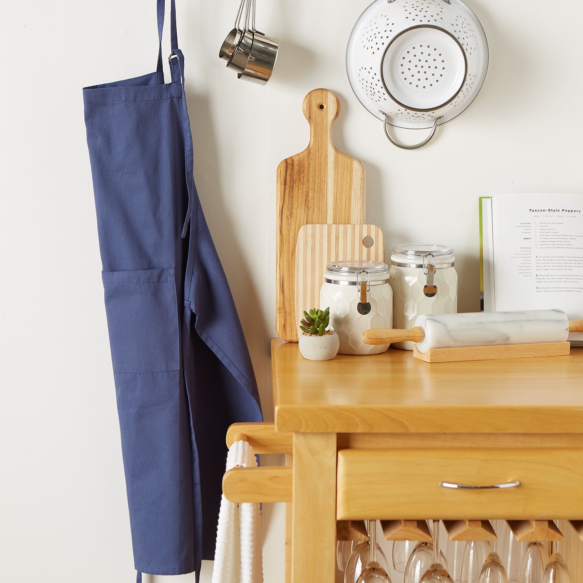 DII French Blue XL Chef Apron
