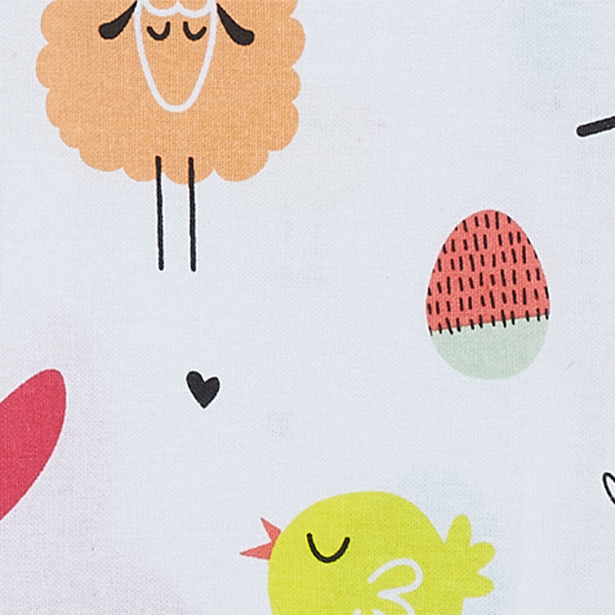 Dii Hippity Hoppity Dishtowel Set, 18X28'', 4 Piece