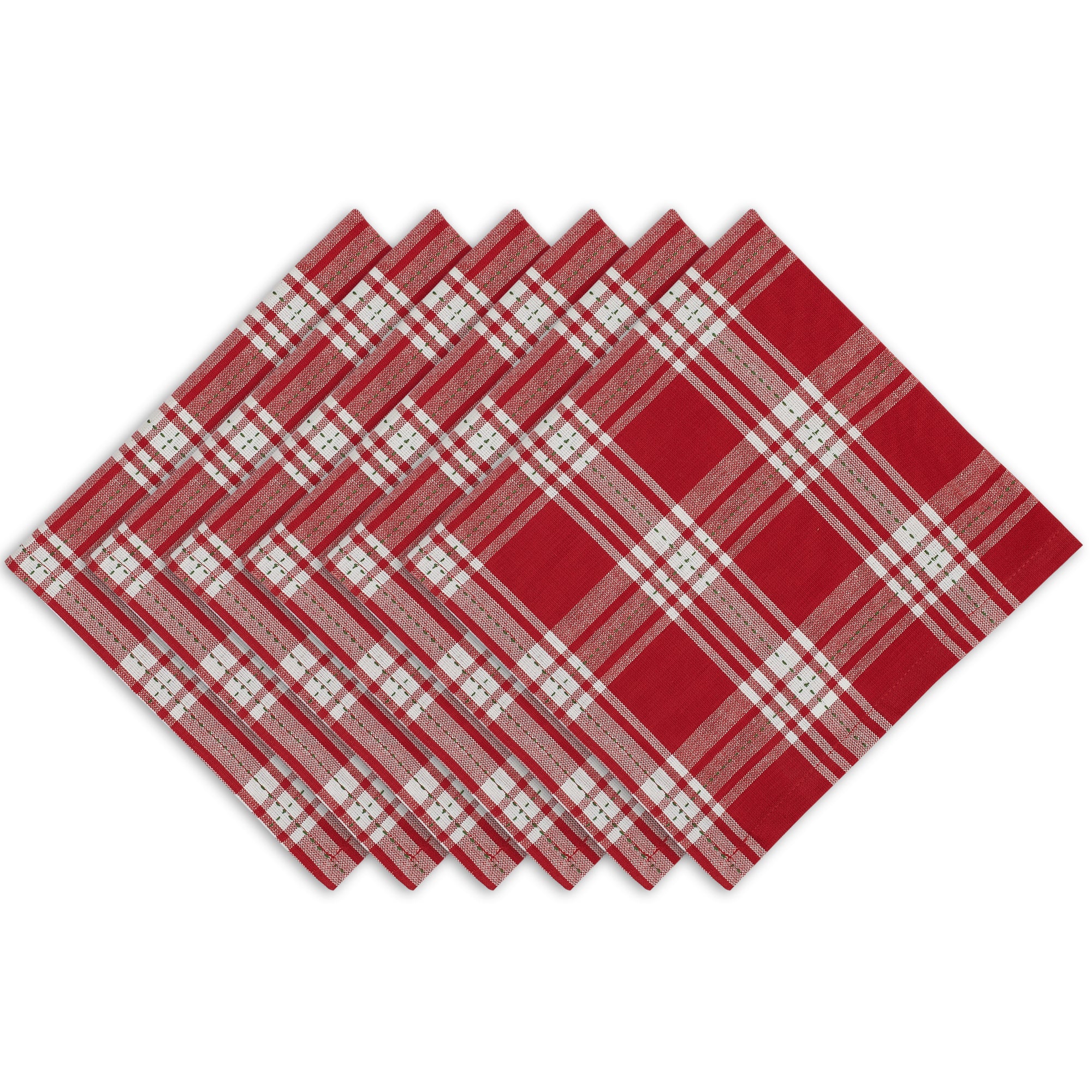 Dii Sprig Dobby Napkin Set, 20X20'', 6 Piece