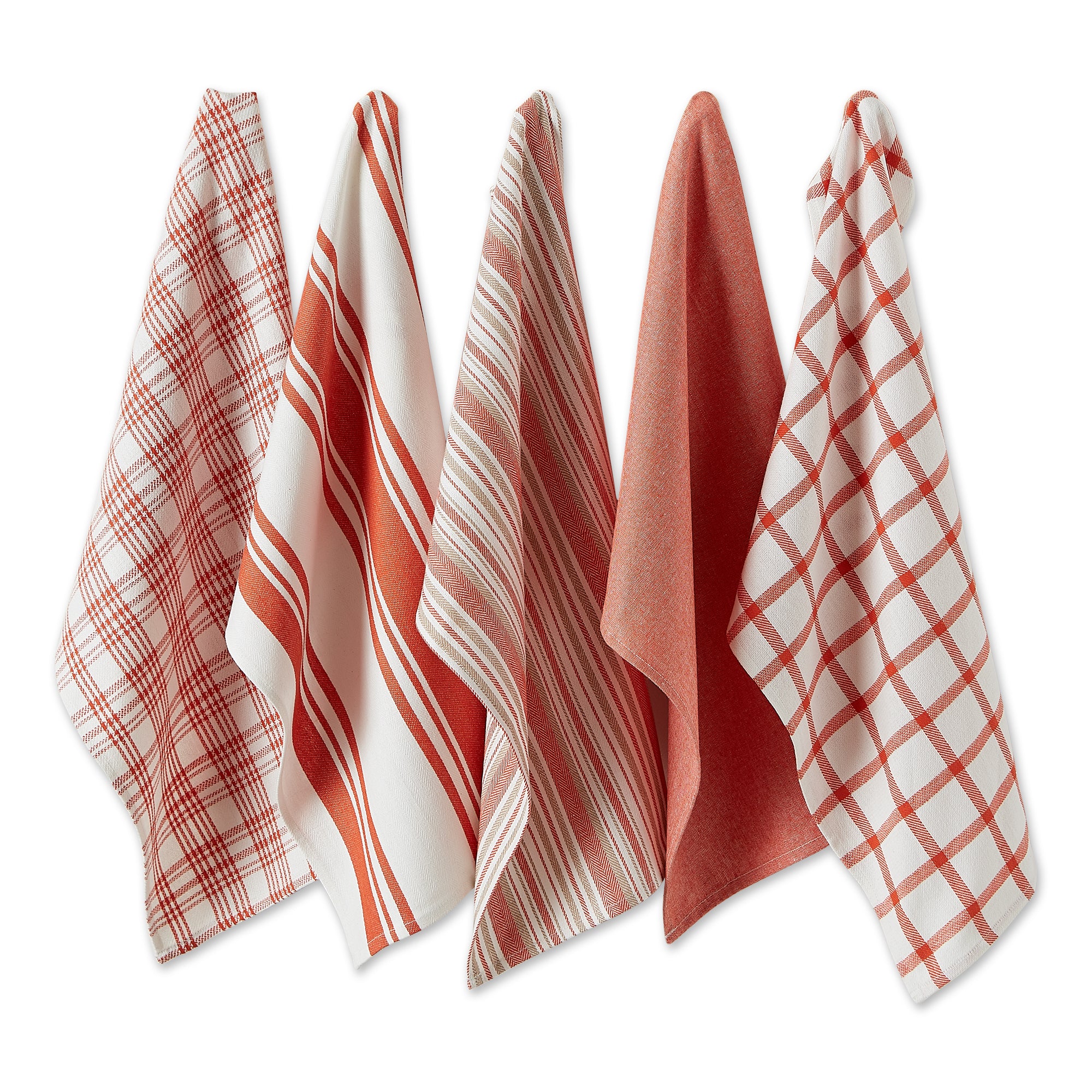 Dii Asst Spice Woven Dishtowels (Set Of 5)