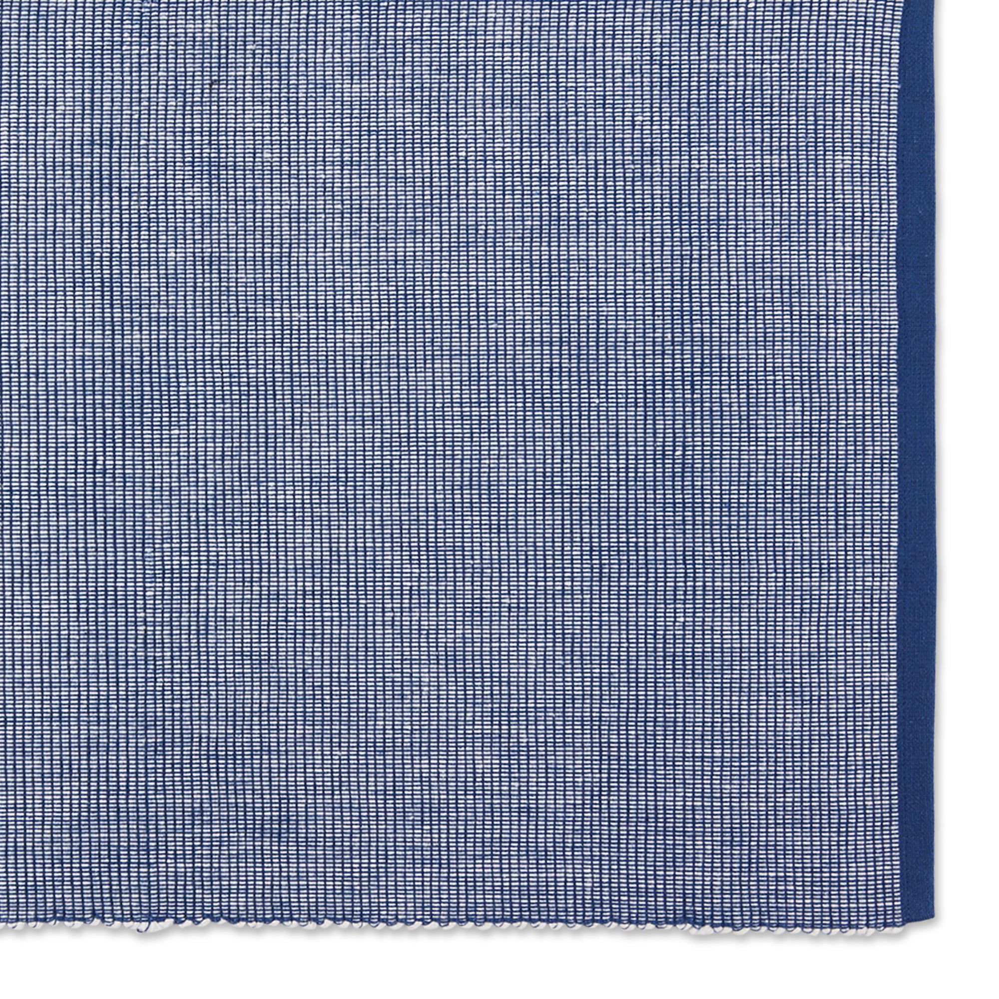 DII Navy & White 2-Tone Ribbed Placemat (Set of 6)