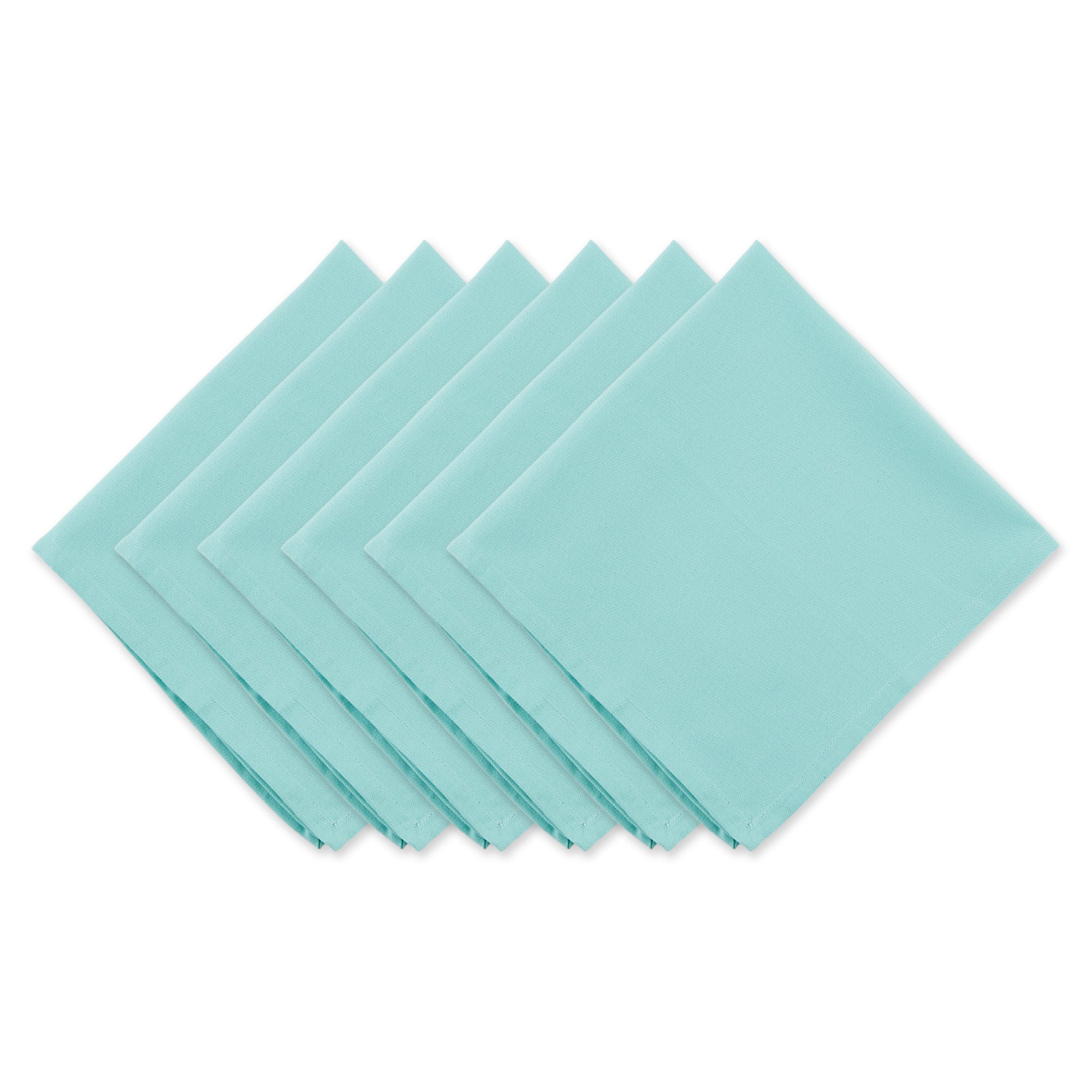 Dii Solid Light Aqua Napkin (Set Of 6)