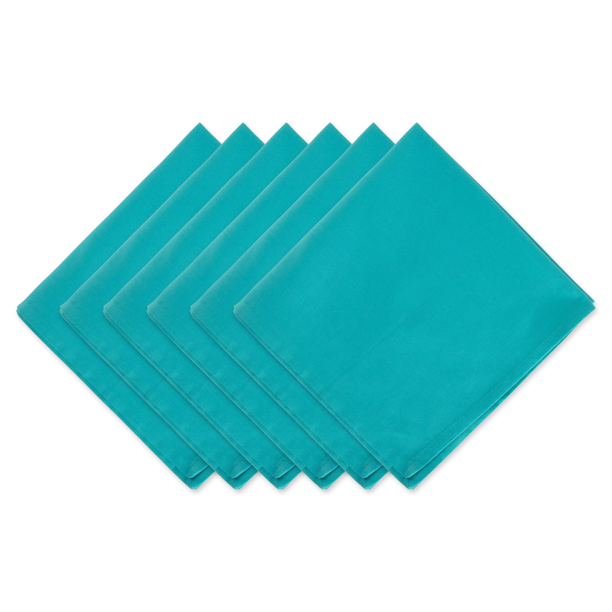 Dii Solid Aqua Waters Napkin (Set Of 6)