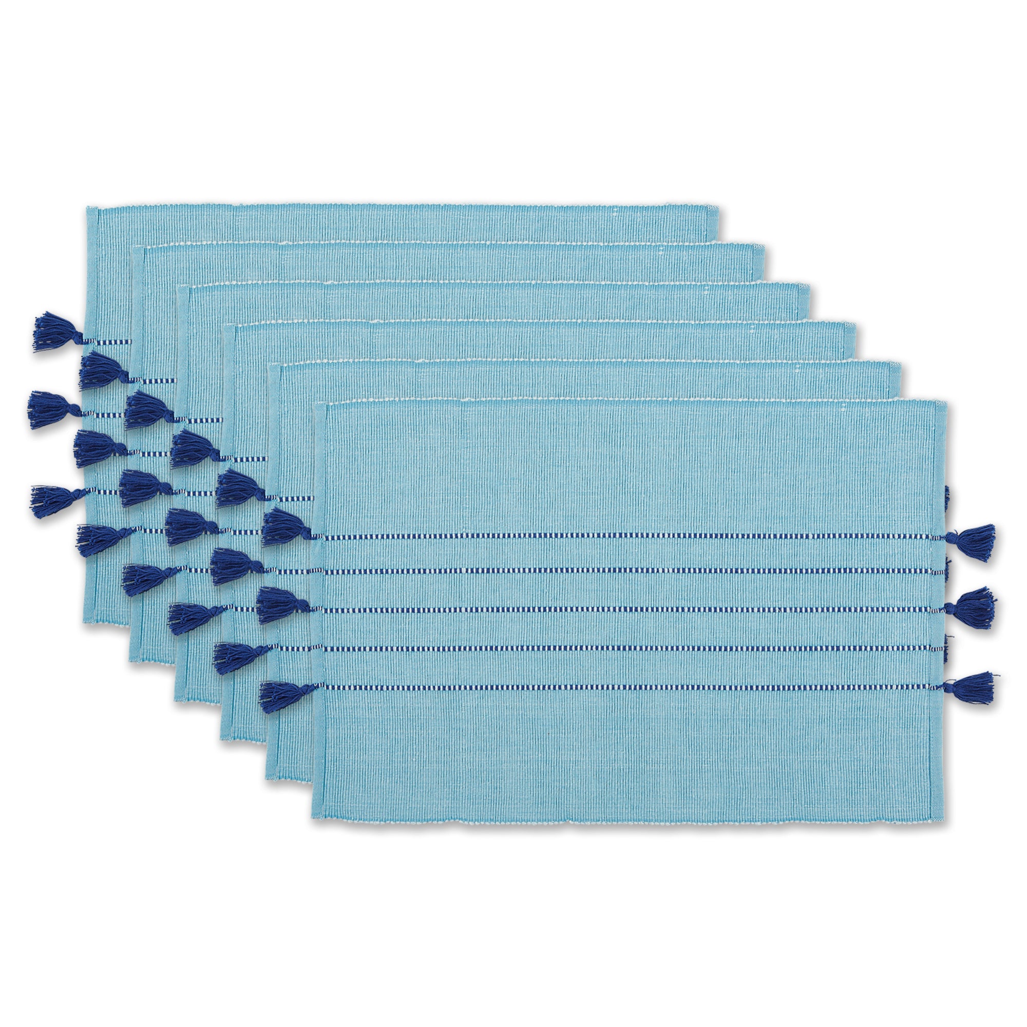 Dii Thera Stripe Blue Placemat (Set Of 6)