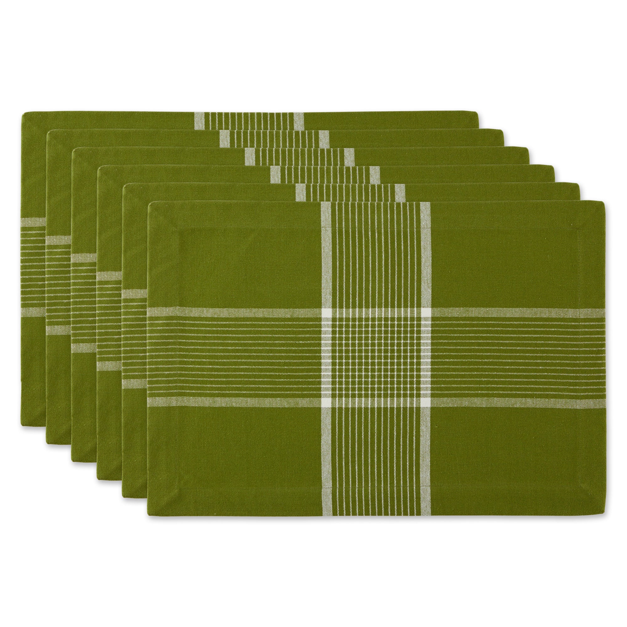 Dii Fiesta Green Check Placemat (Set Of 6)