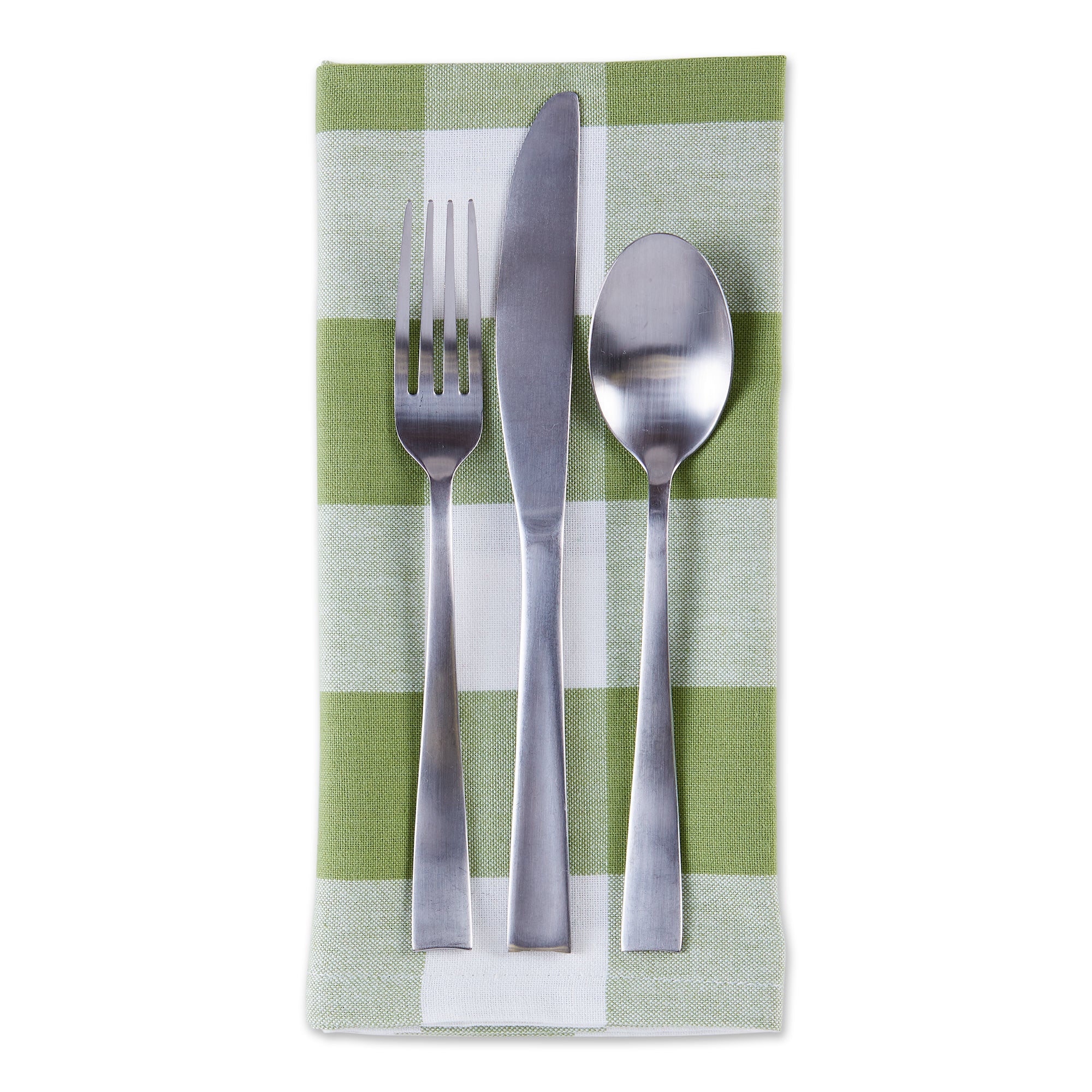 DII Antique Green Buffalo Check Napkin (Set of 6)