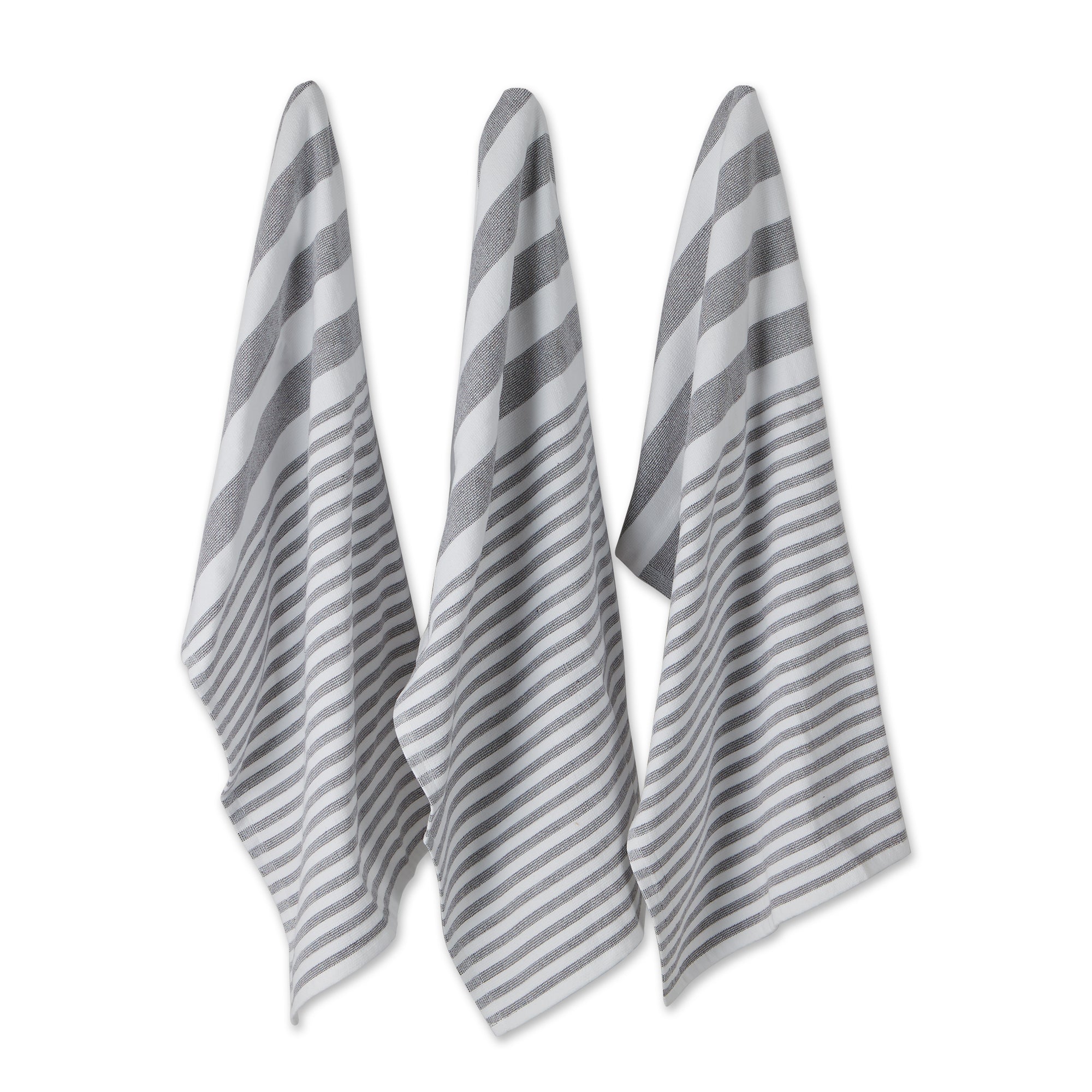 Mineral French Terry Nautical Stripe Dishtowel 3 Piece