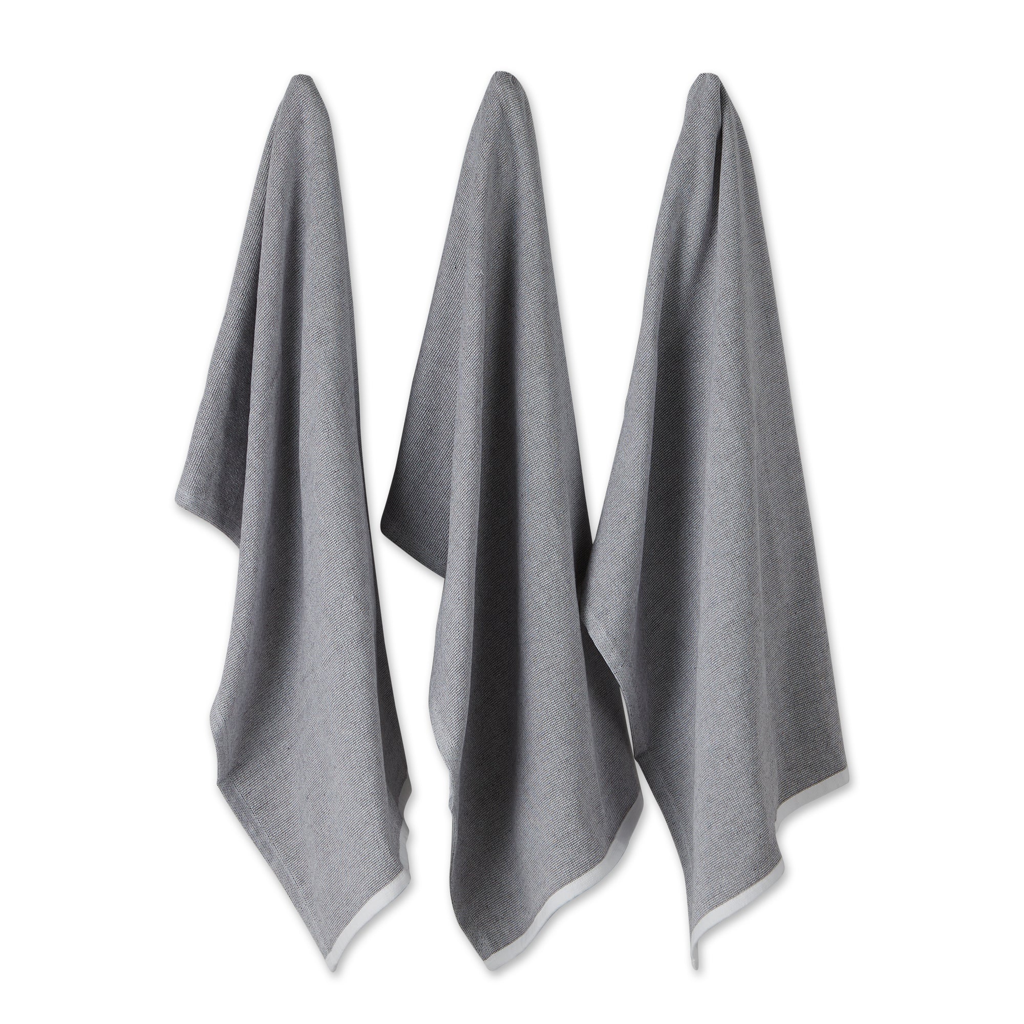 Mineral French Terry Chambray Solid Dishtowel 3 Piece