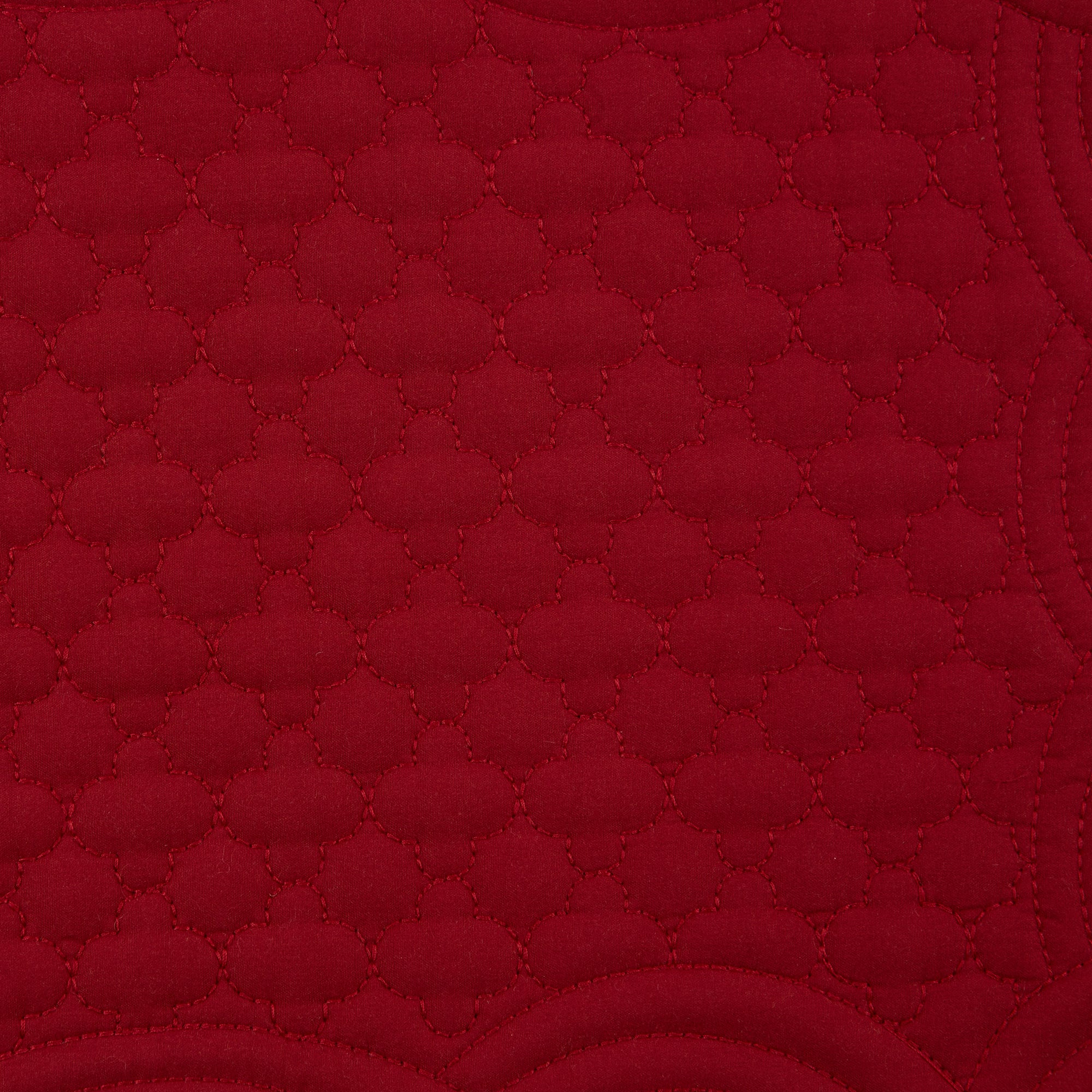 Dii Cranberry Quilted Farmhouse Placemat (Set Of 6)