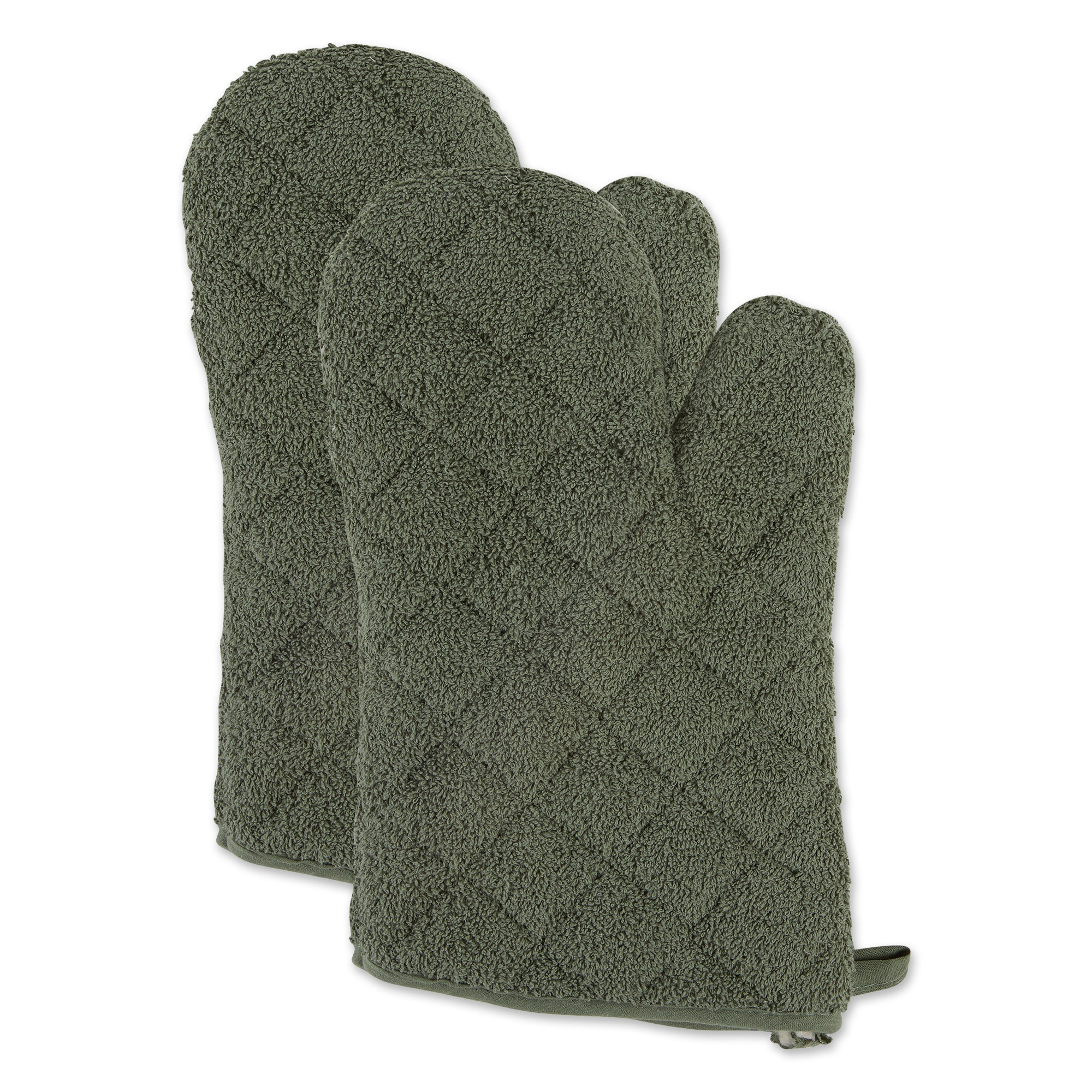 DII Artichoke Terry Oven Mitt (Set of 2)