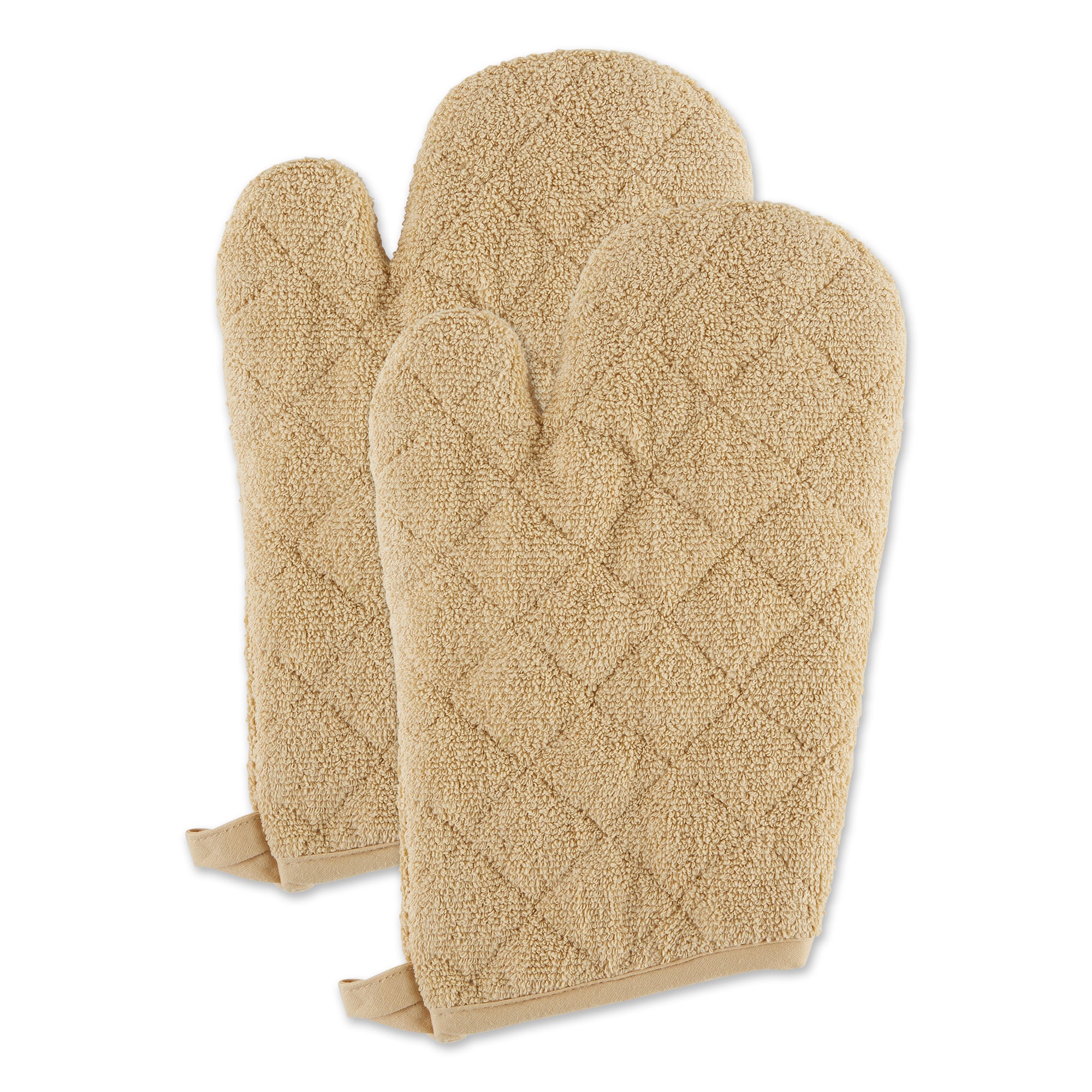 Pebble Terry Oven Mitt Set/2