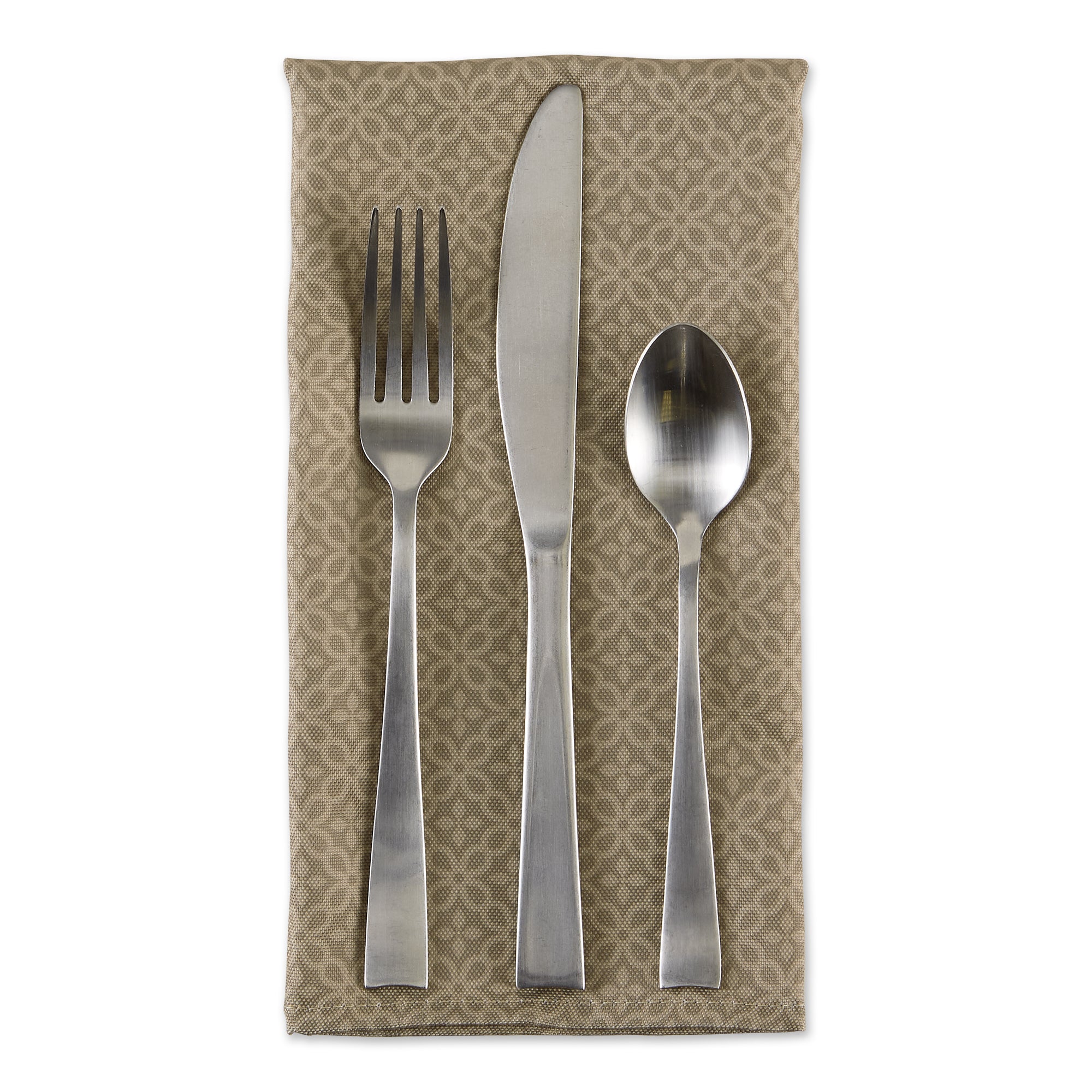 DII Stone Tonal Lattice Print Outdoor Napkin (Set of 6)