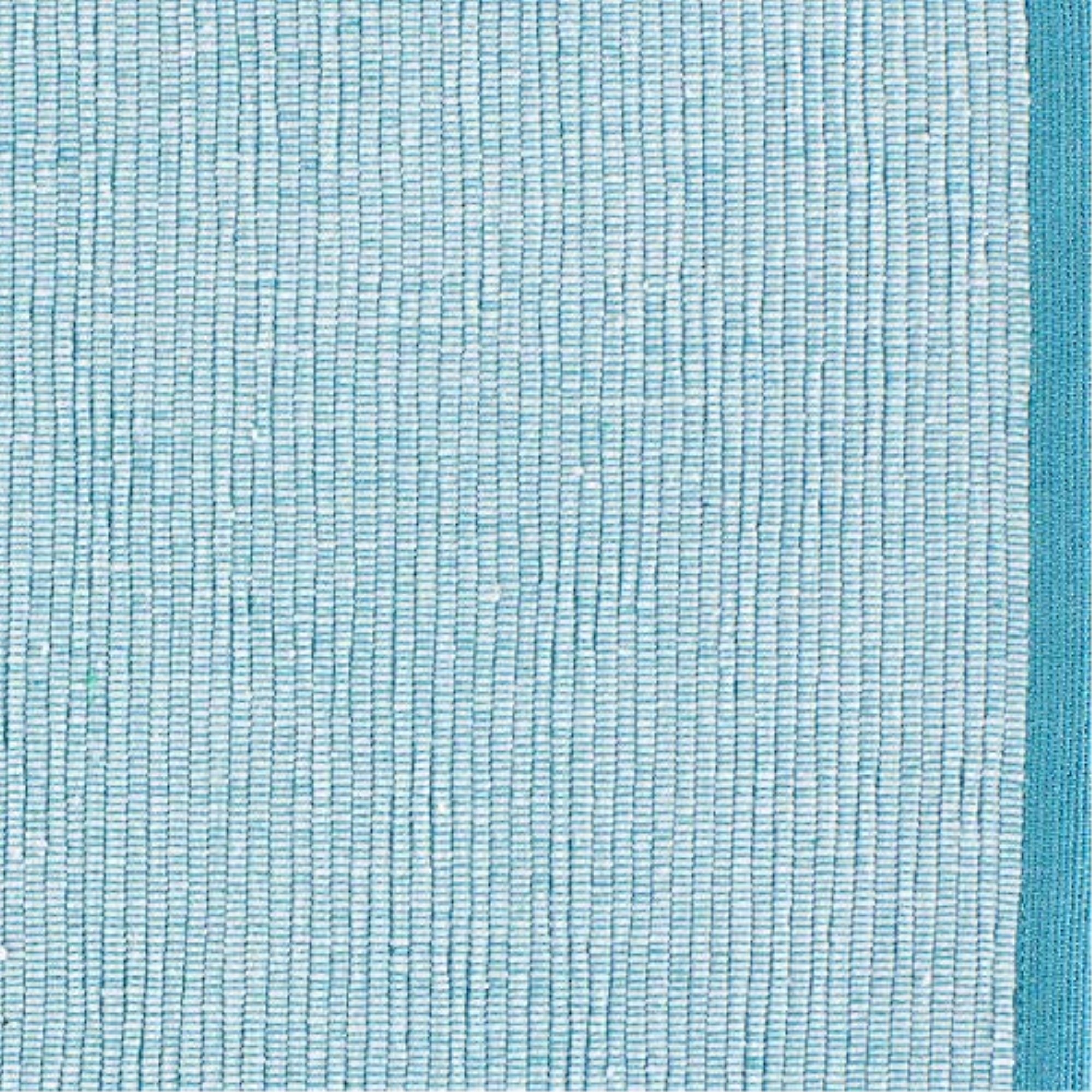 DII Storm Blue Eco-Friendly Chambray Fine Ribbed Placemat 6 Piece