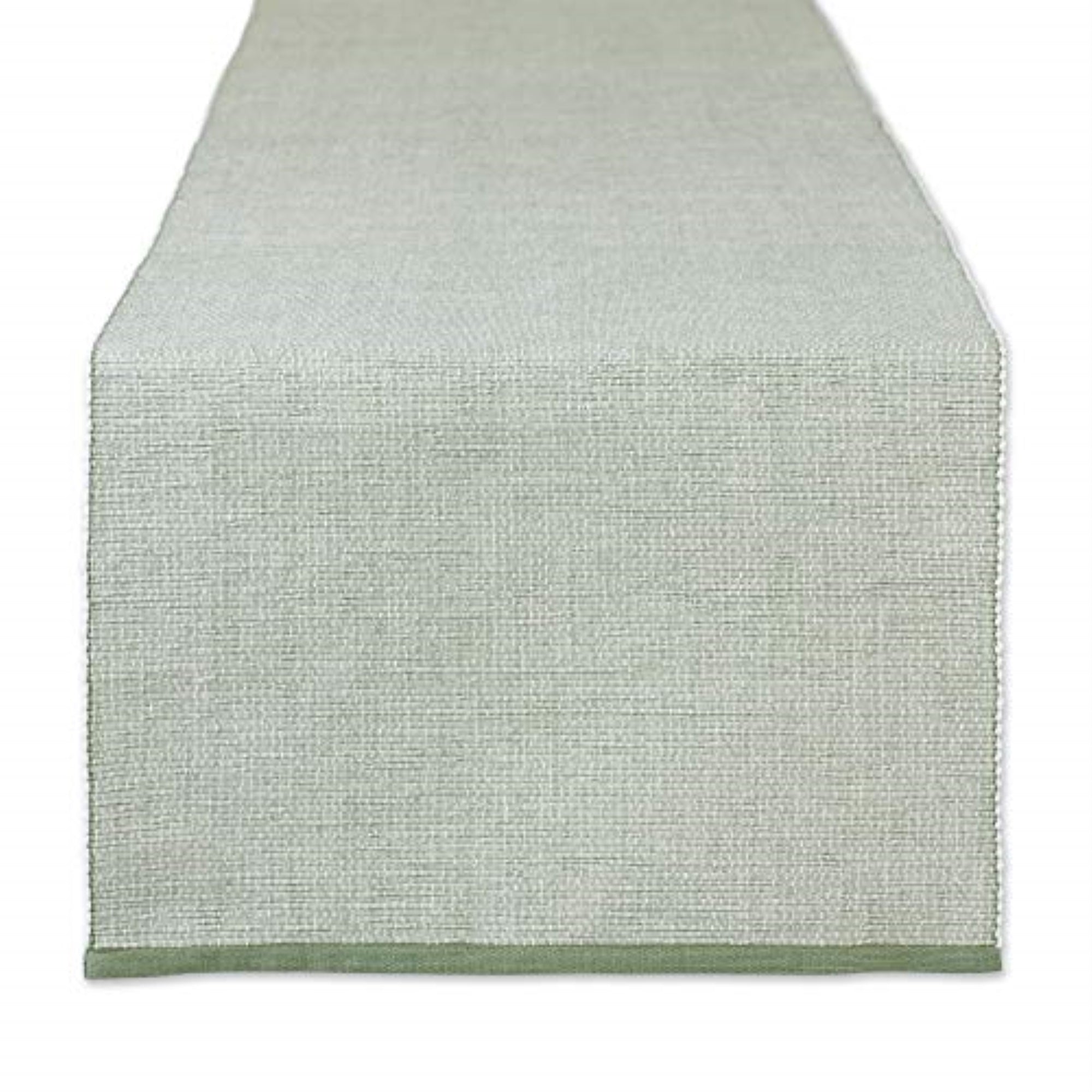 Dii Artichoke Eco-Friendly Chambray Fine Ribbed Table Runner 13X72 Inches