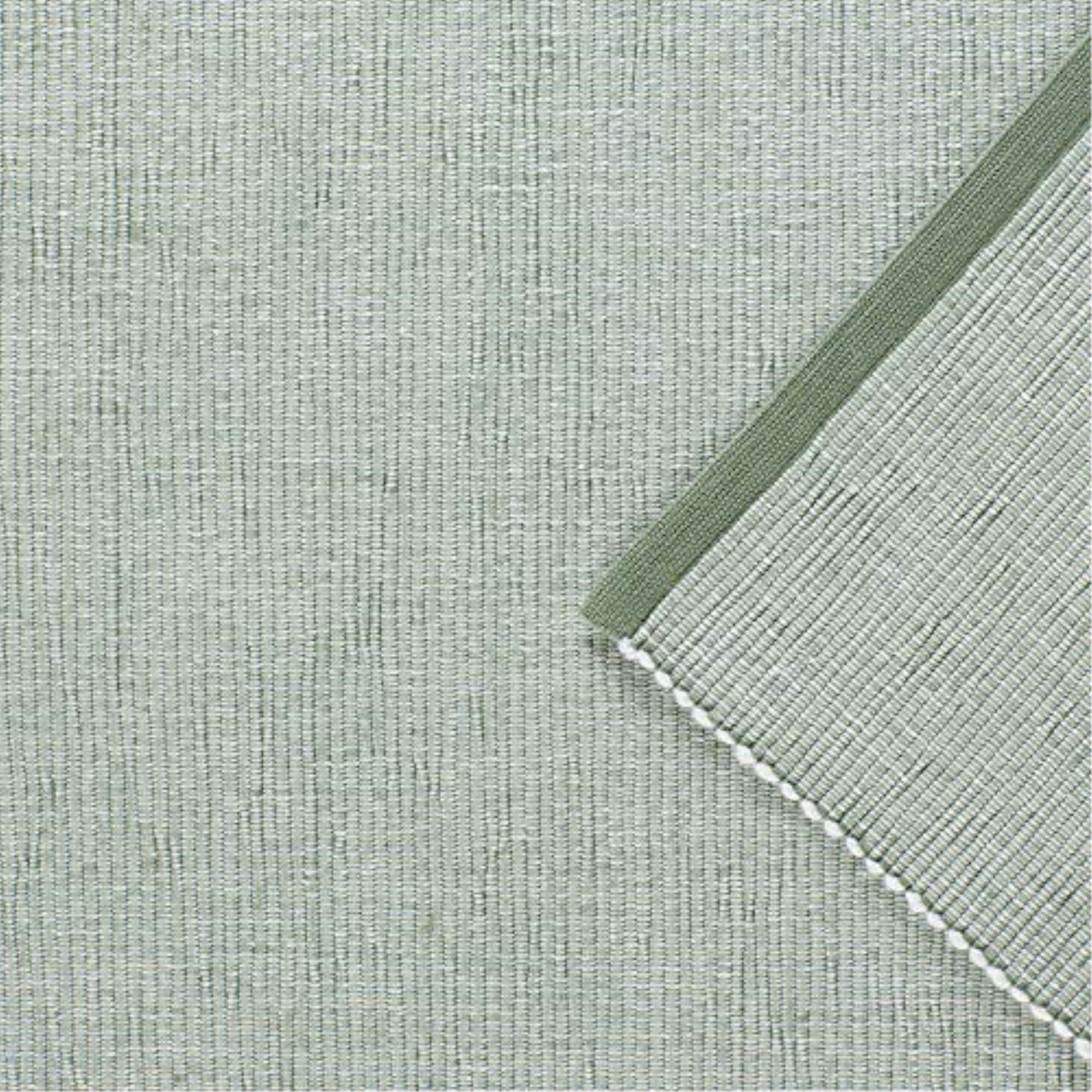 DII Artichoke Eco-Friendly Chambray Fine Ribbed Table Runner 13x72 inches