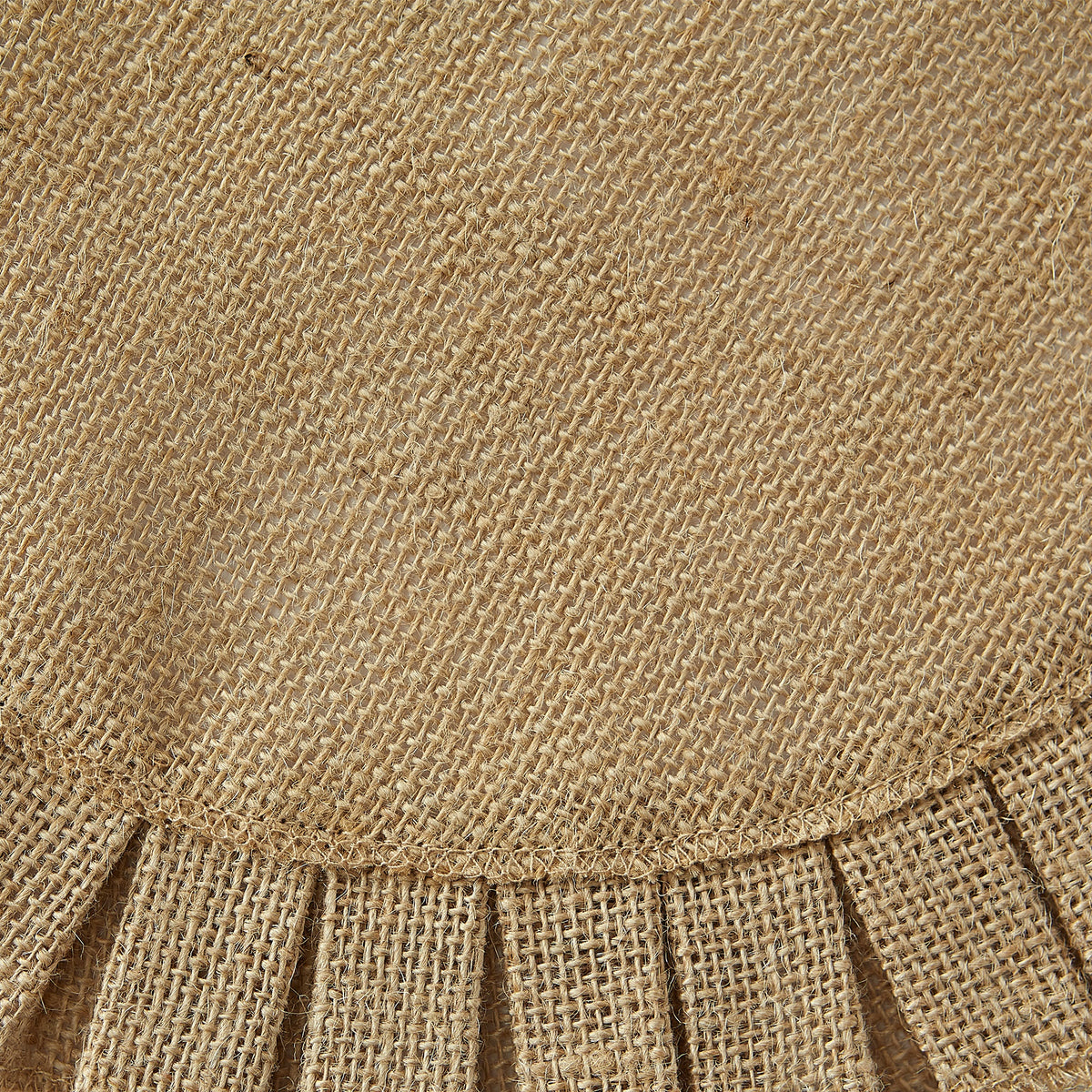 DII Natural Jute Round Ruffle Trim Placemat Set/6 – Homenkitchenshop