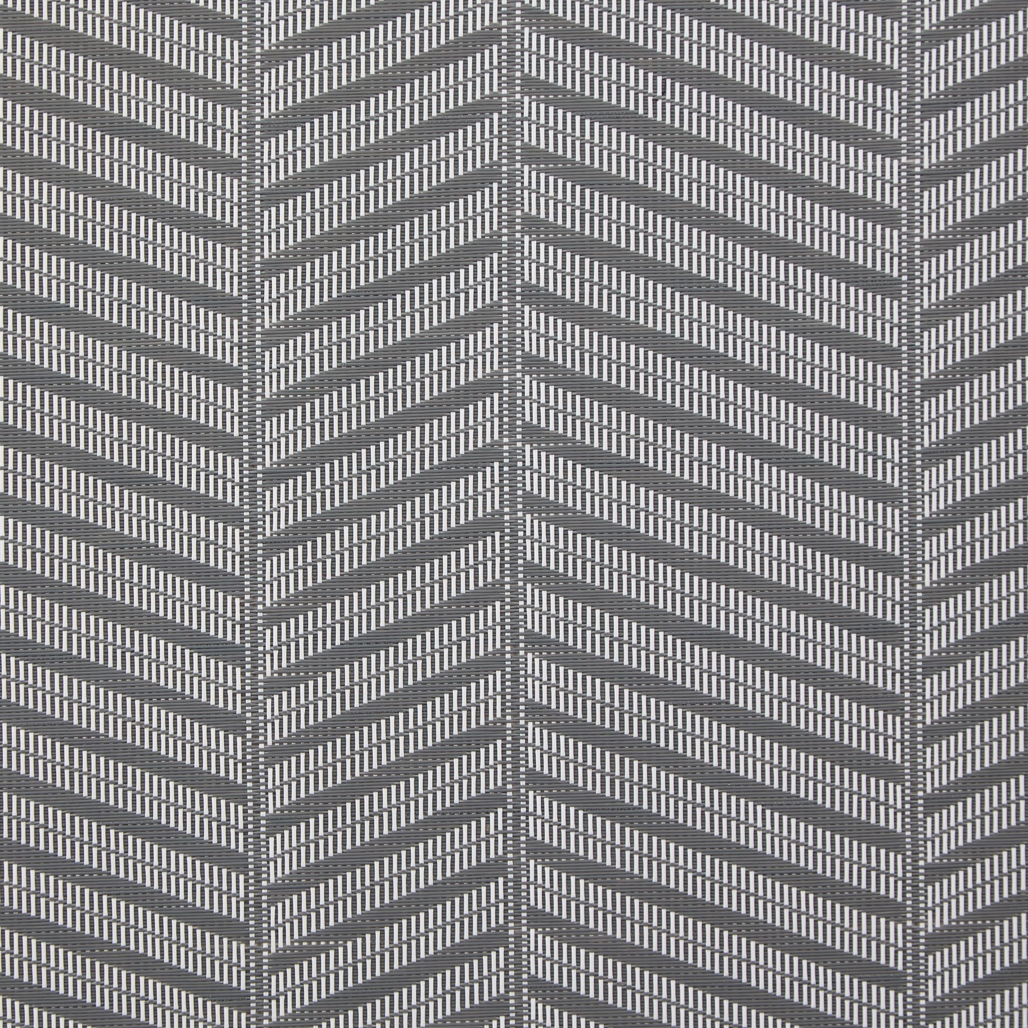DII Gray Textured Twill Weave Placemat 6 Piece