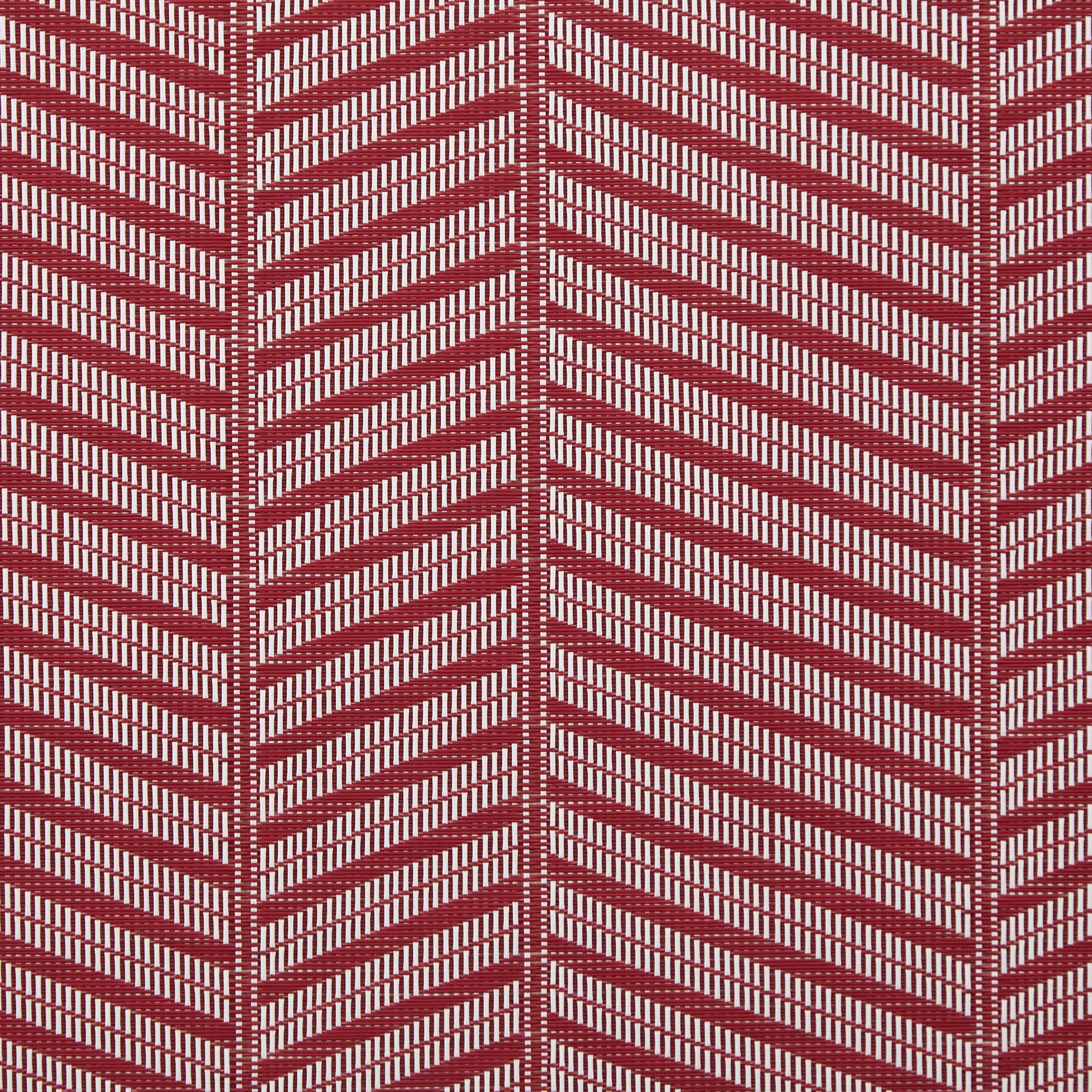 DII Barn Red Textured Twill Weave Placemat 6 Piece