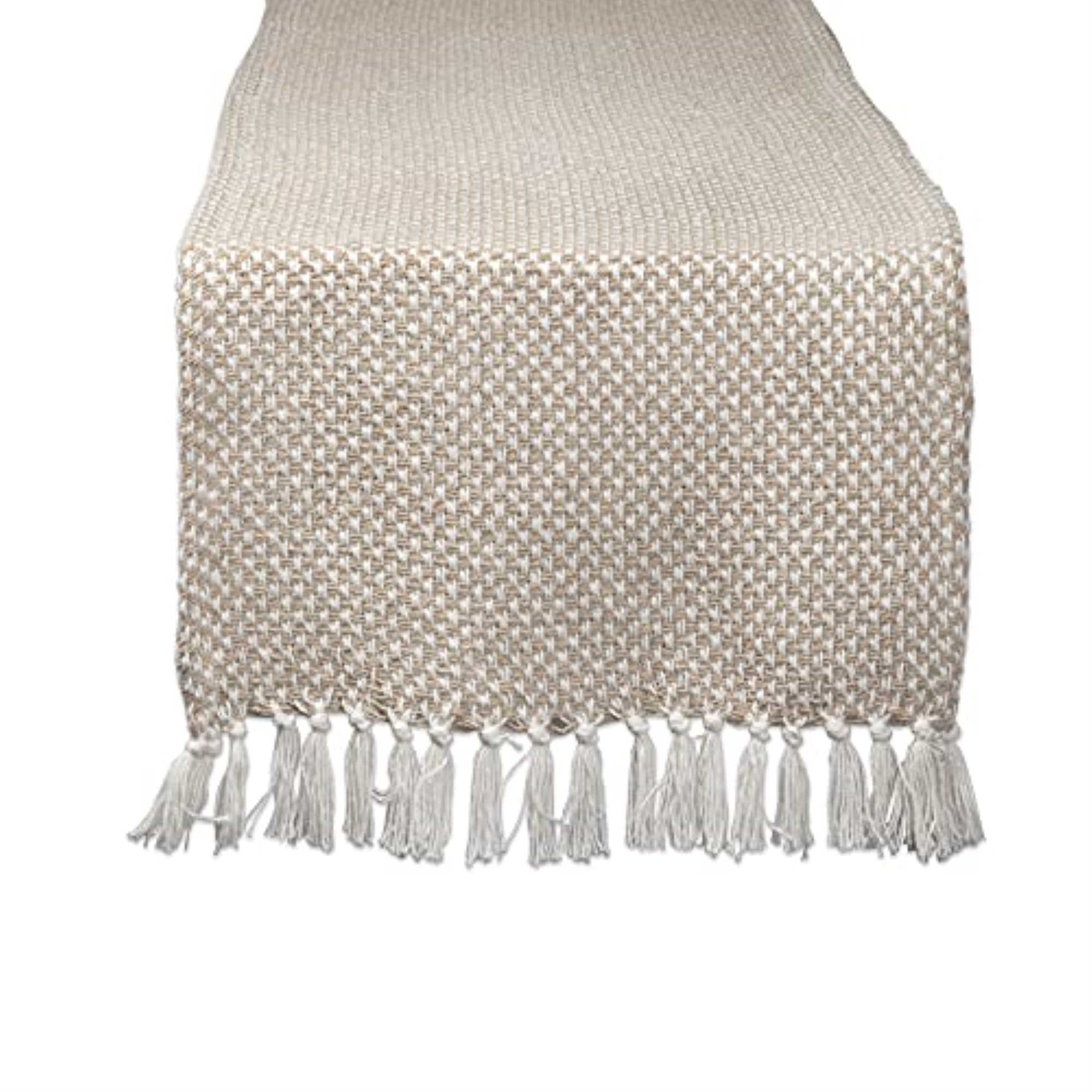 Dii Stone Woven Table Runner 15X108''