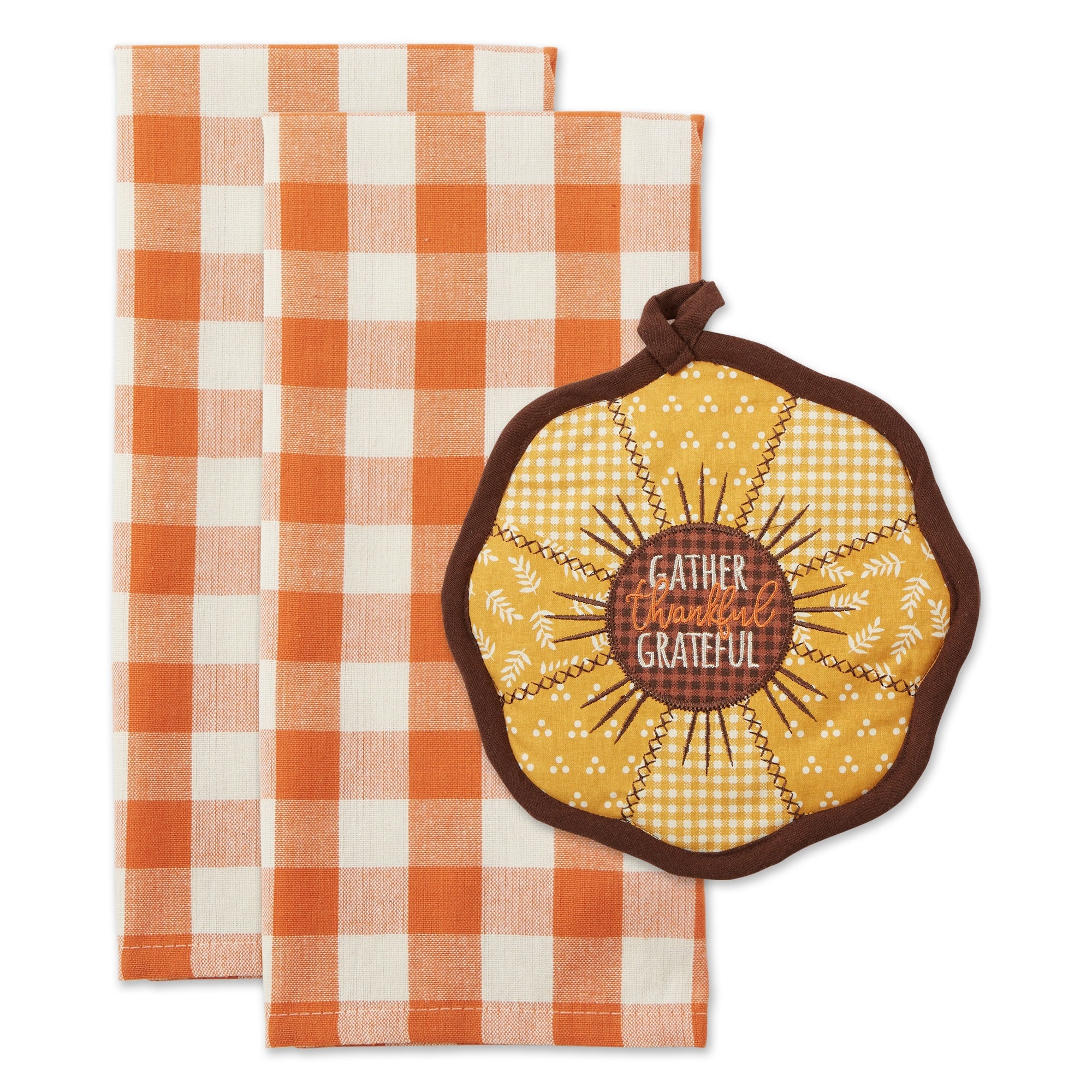 Dii Sunflower Potholder Gift (Set Of 3)