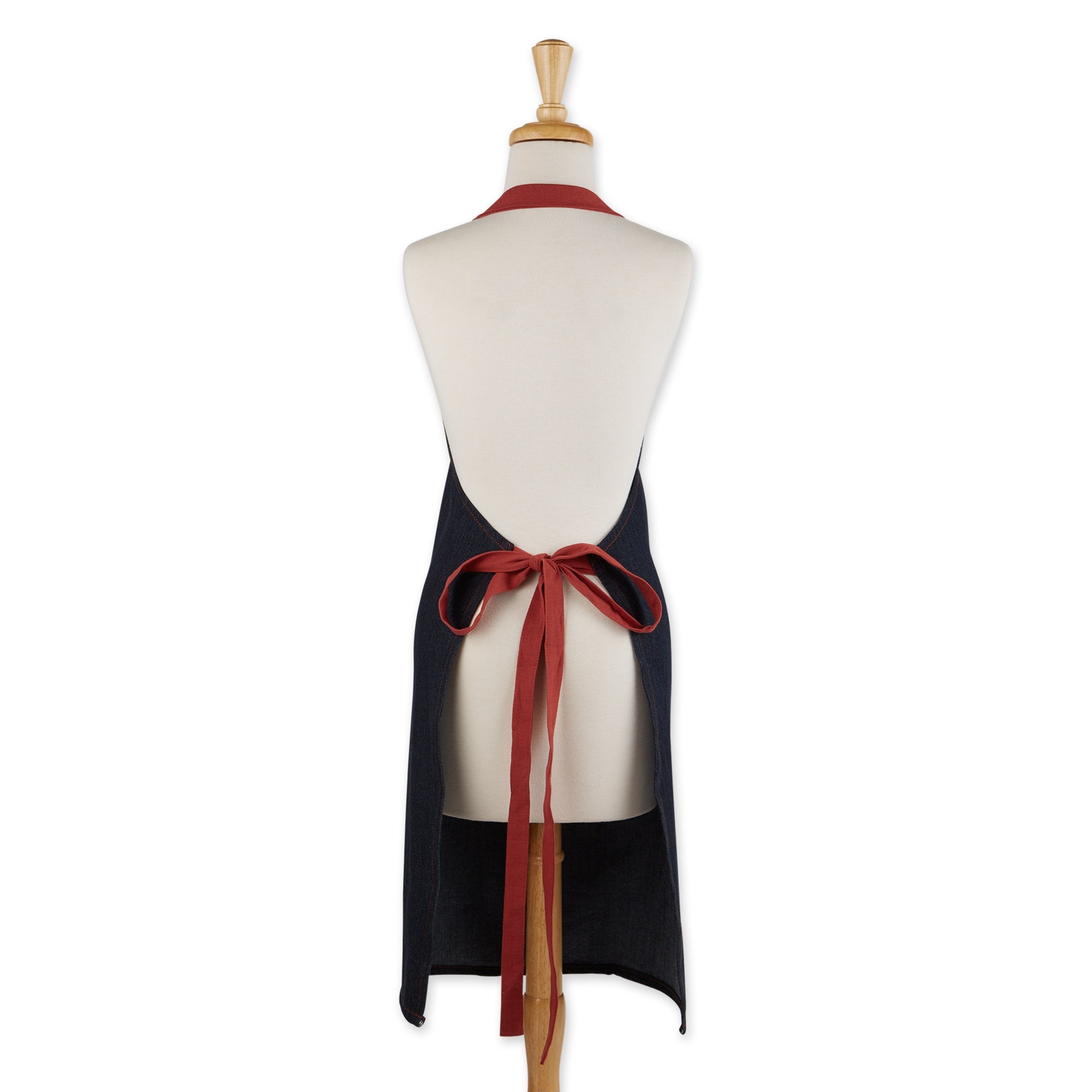 DII Bon Appetit Denim Embroidered Apron