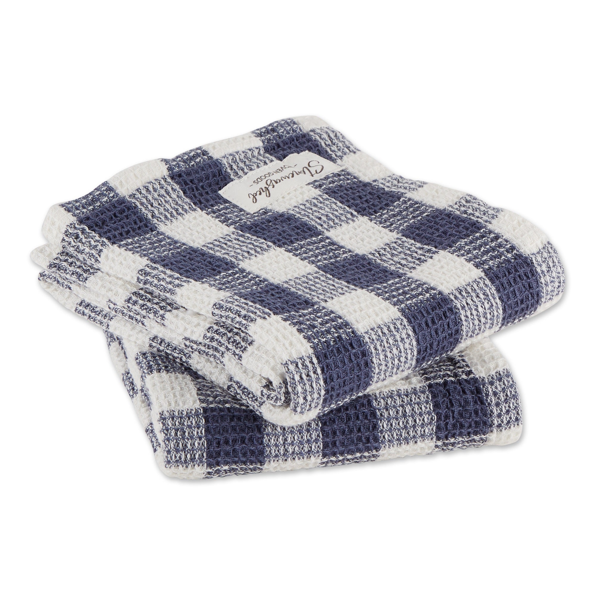 DII Denim Washed Waffle Dishtowel (Set of 2)