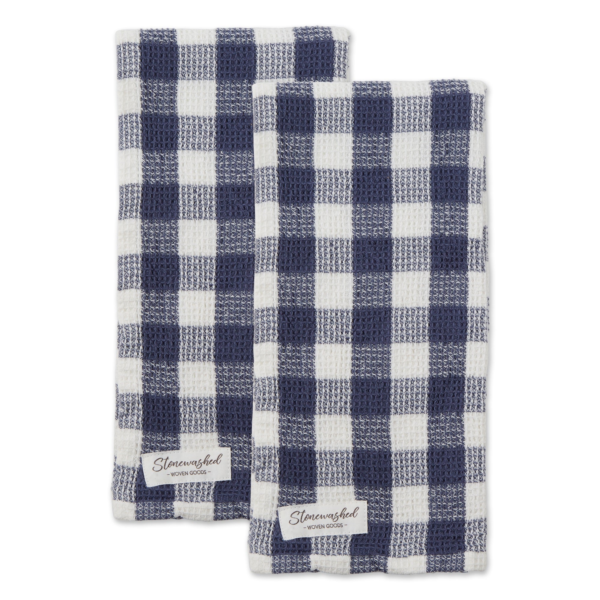 DII Denim Washed Waffle Dishtowel (Set of 2)