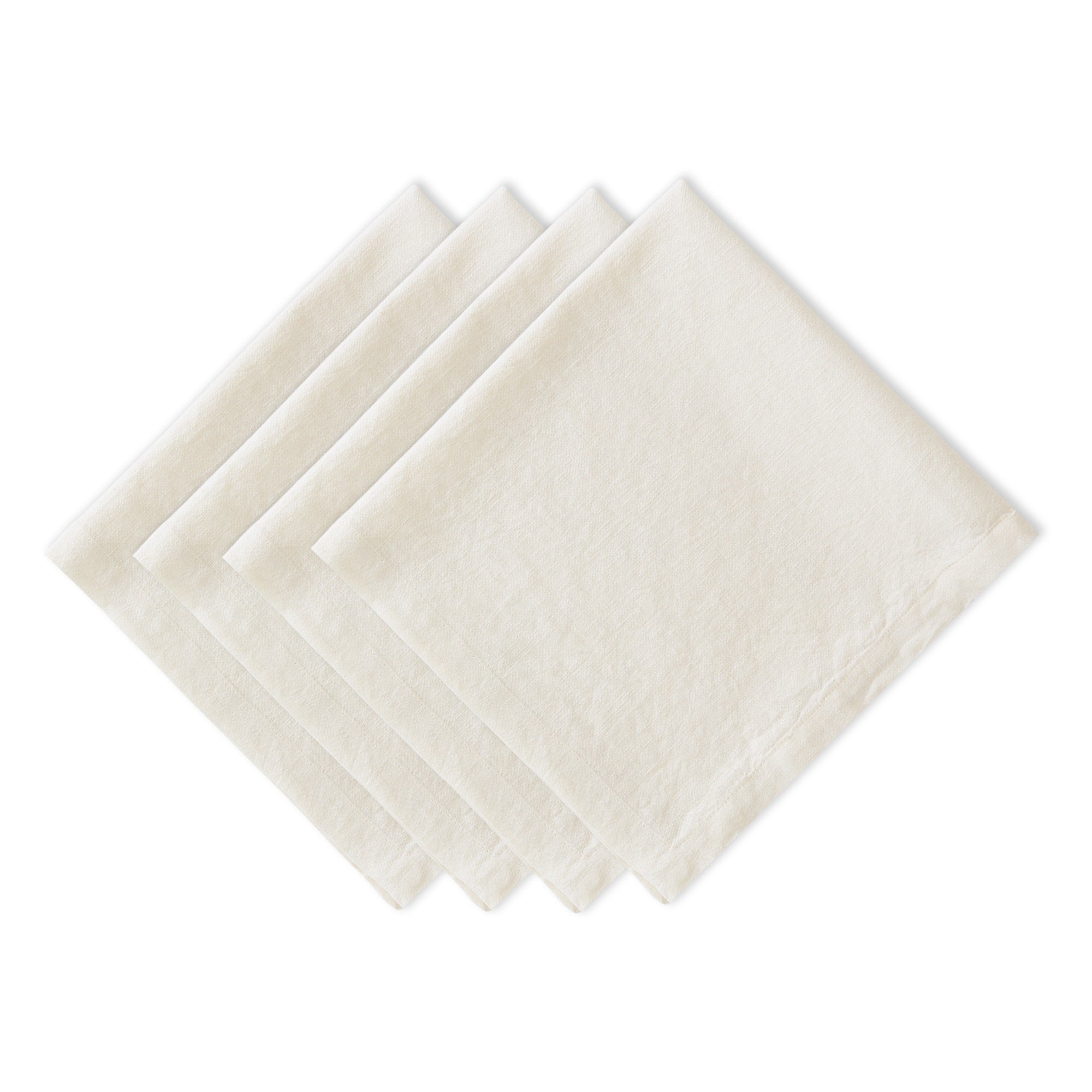 Dii Cream Sugar Linen Napkin (Set Of 4)