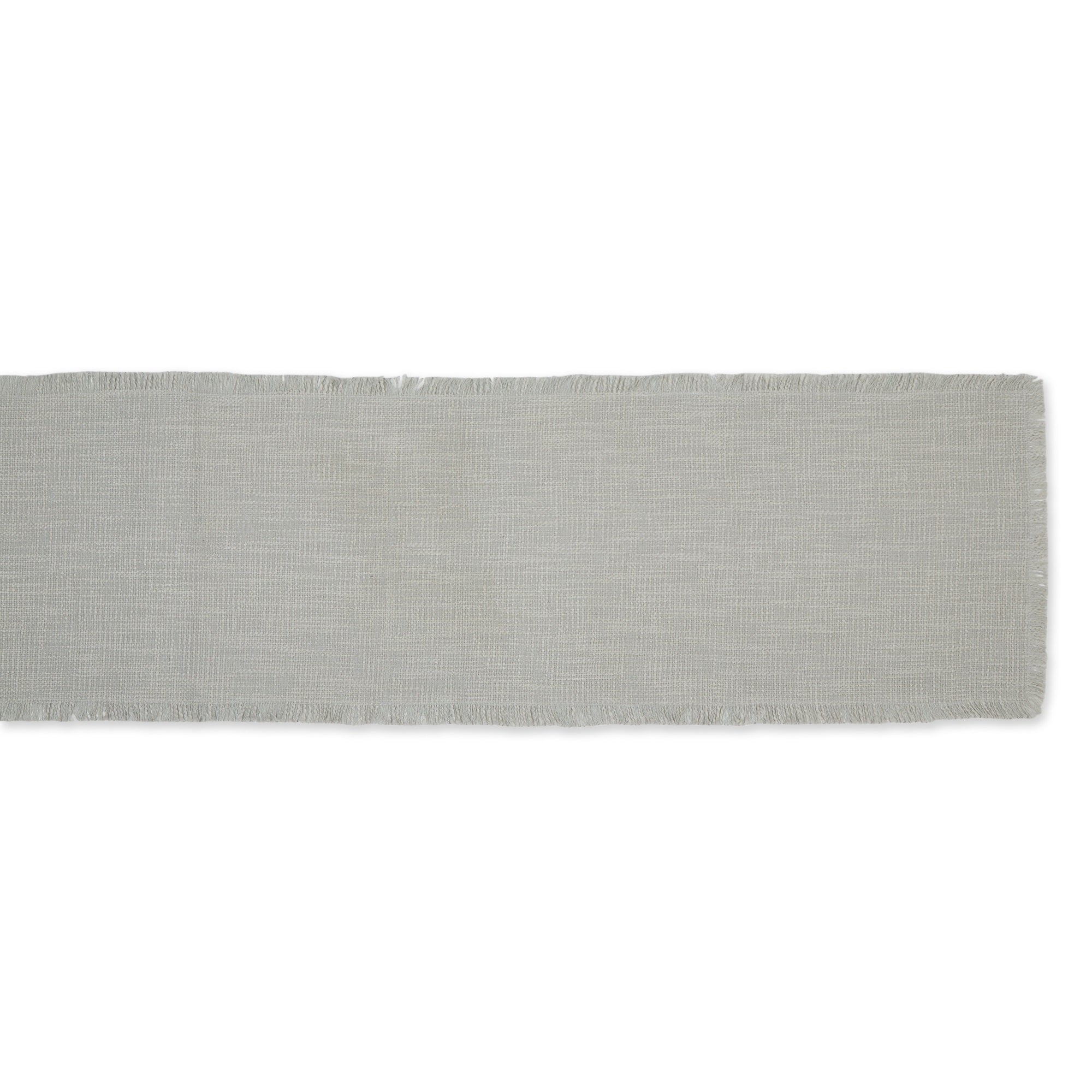 DII Light Rain Basket Fringe Table Runner 14x72
