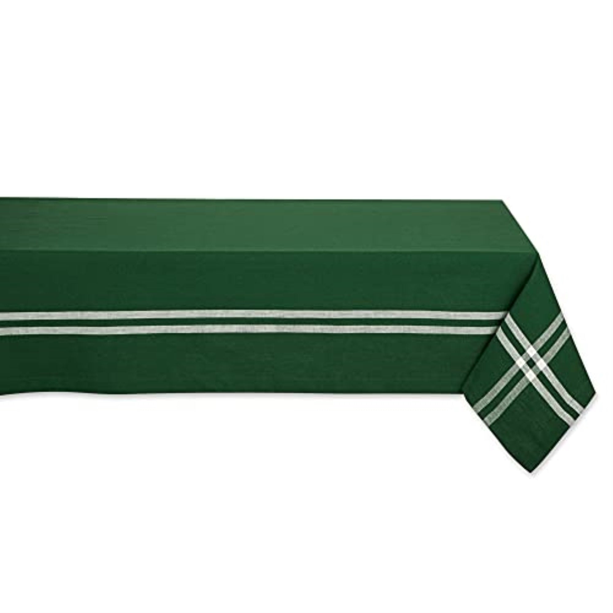 DII Balsam Border Stripe Tablecloth 52x52 inches