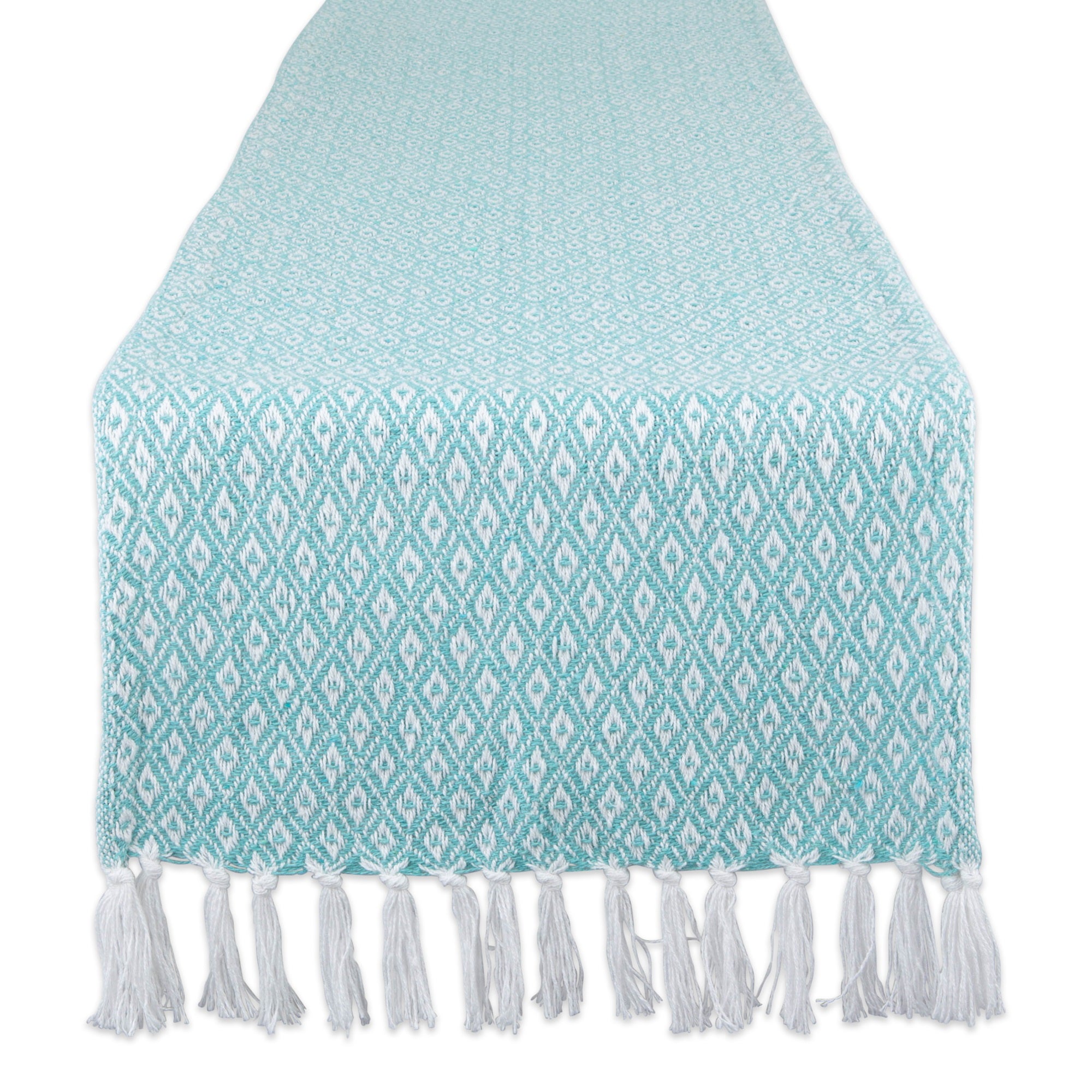 Aqua Mini Diamond Table Runner 15X108