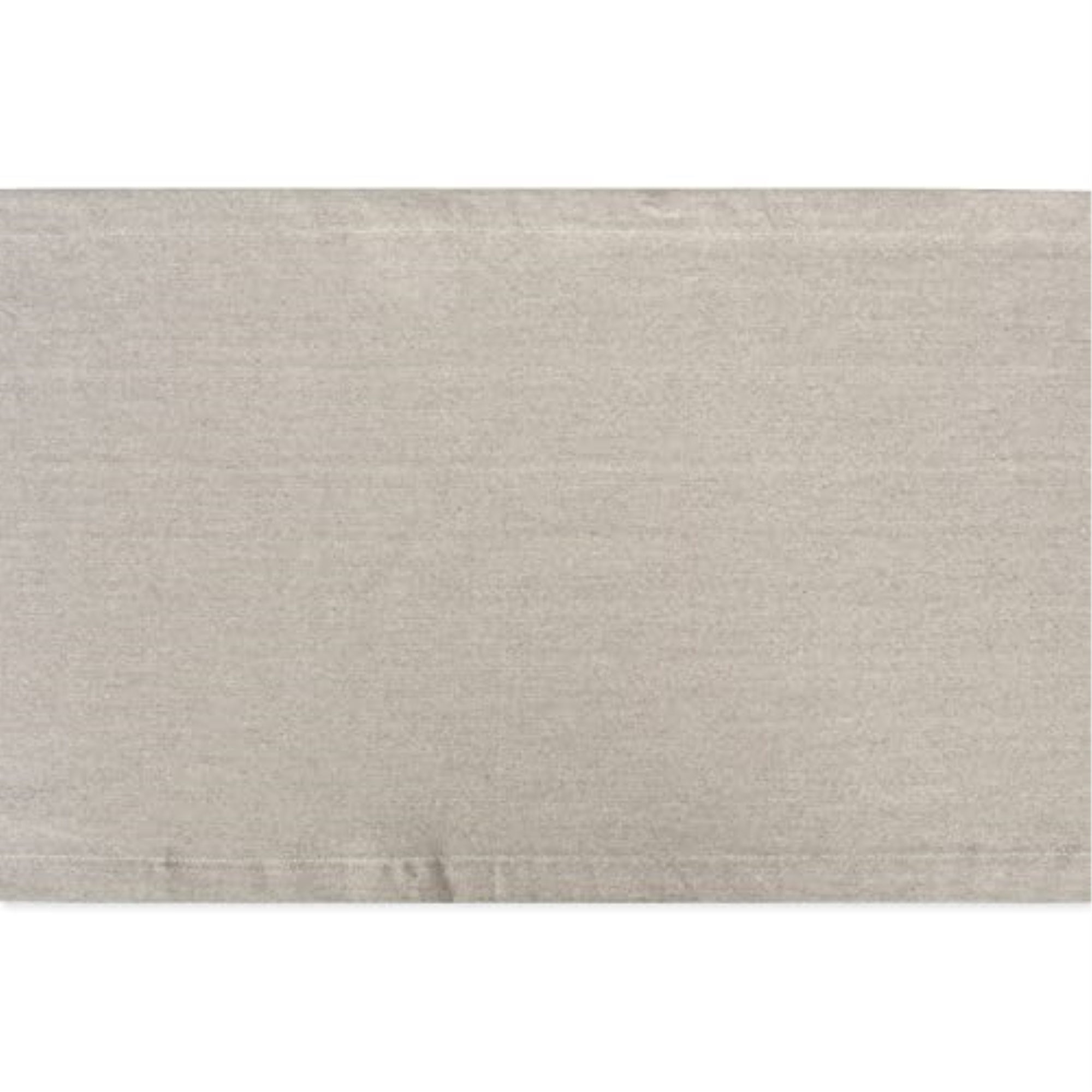 DII Stone Brown Solid Chambray Table Runner 14x108''