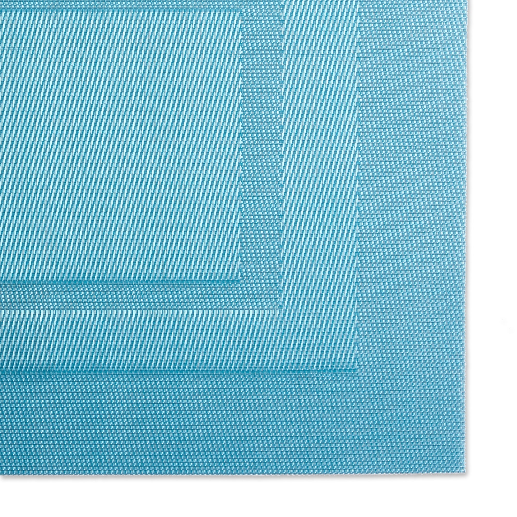 DII Teal PVC Doubleframe Placemat 6 Piece