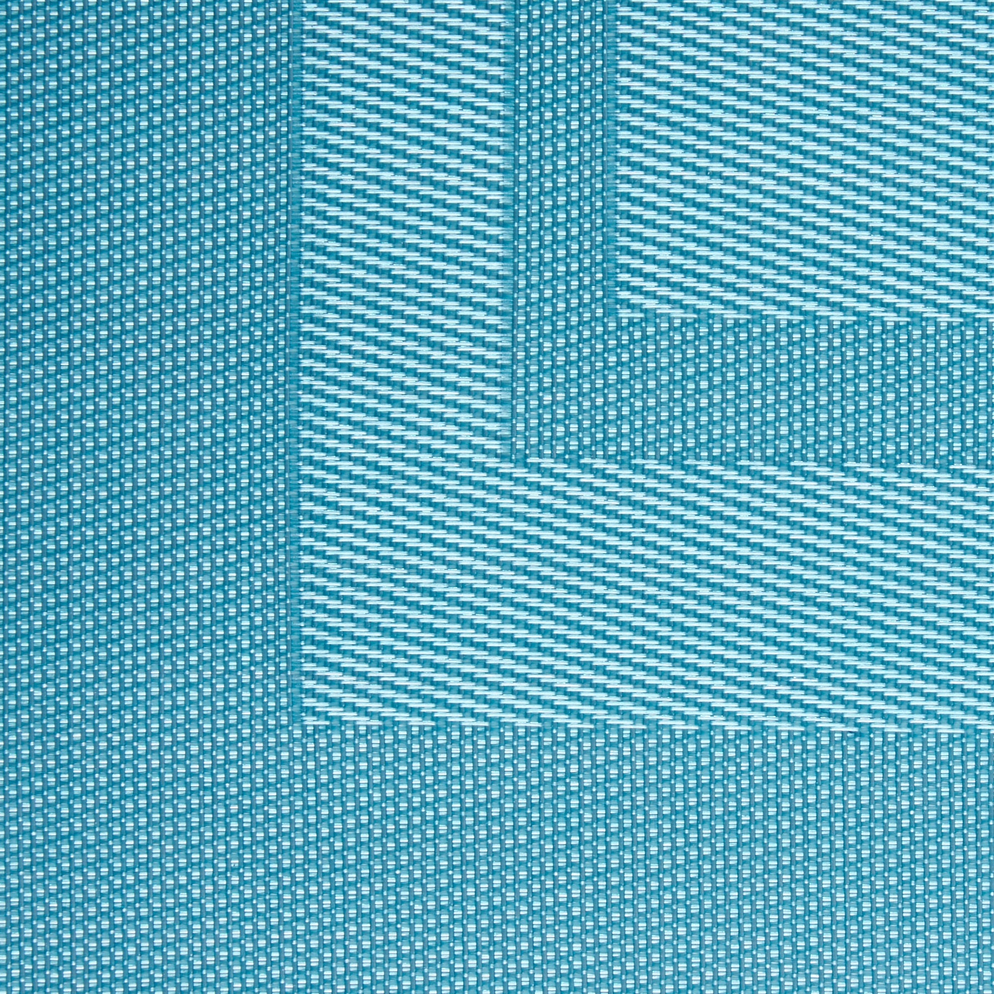 DII Teal PVC Doubleframe Placemat 6 Piece