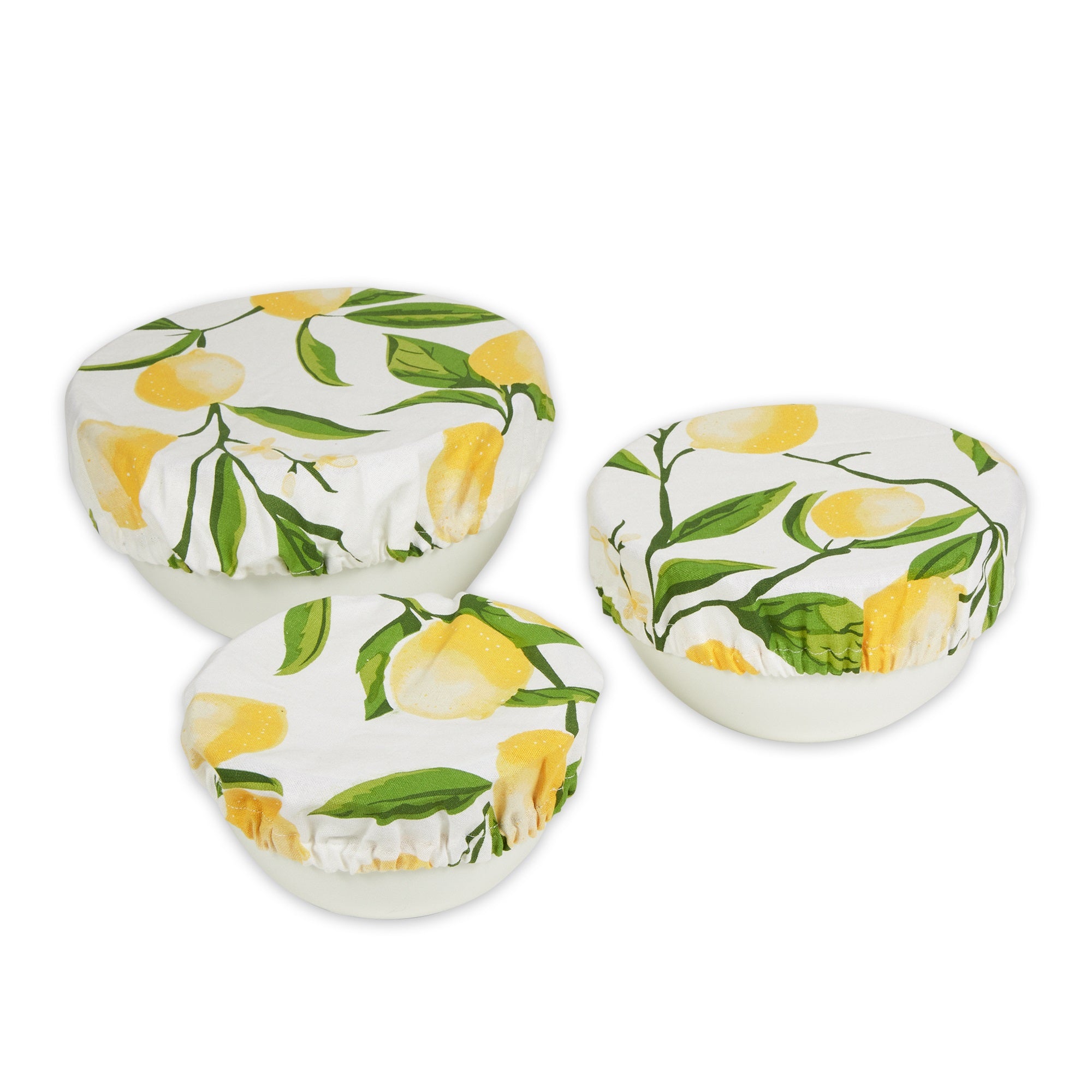 Lemon Bliss Print Dish Cover Set/3
