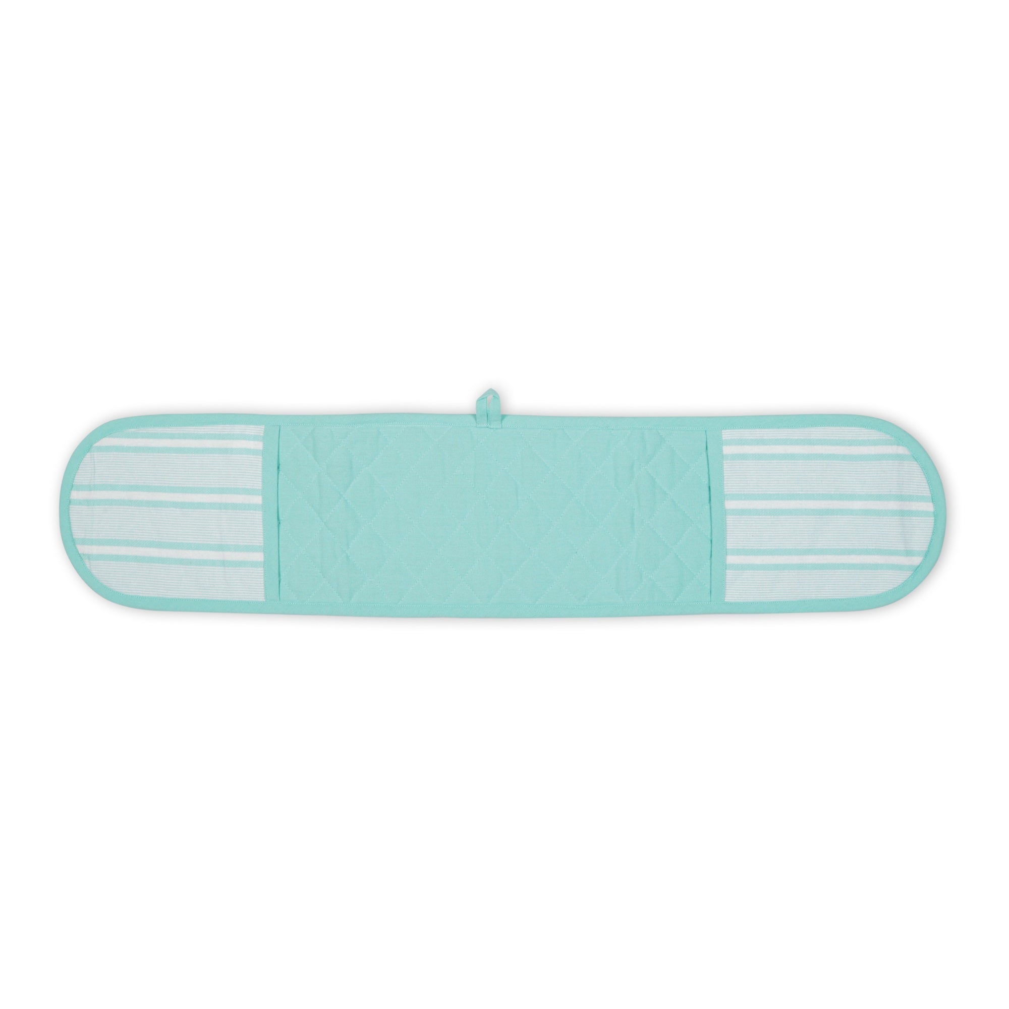 Aqua Chef Stripe Double Oven Mitt