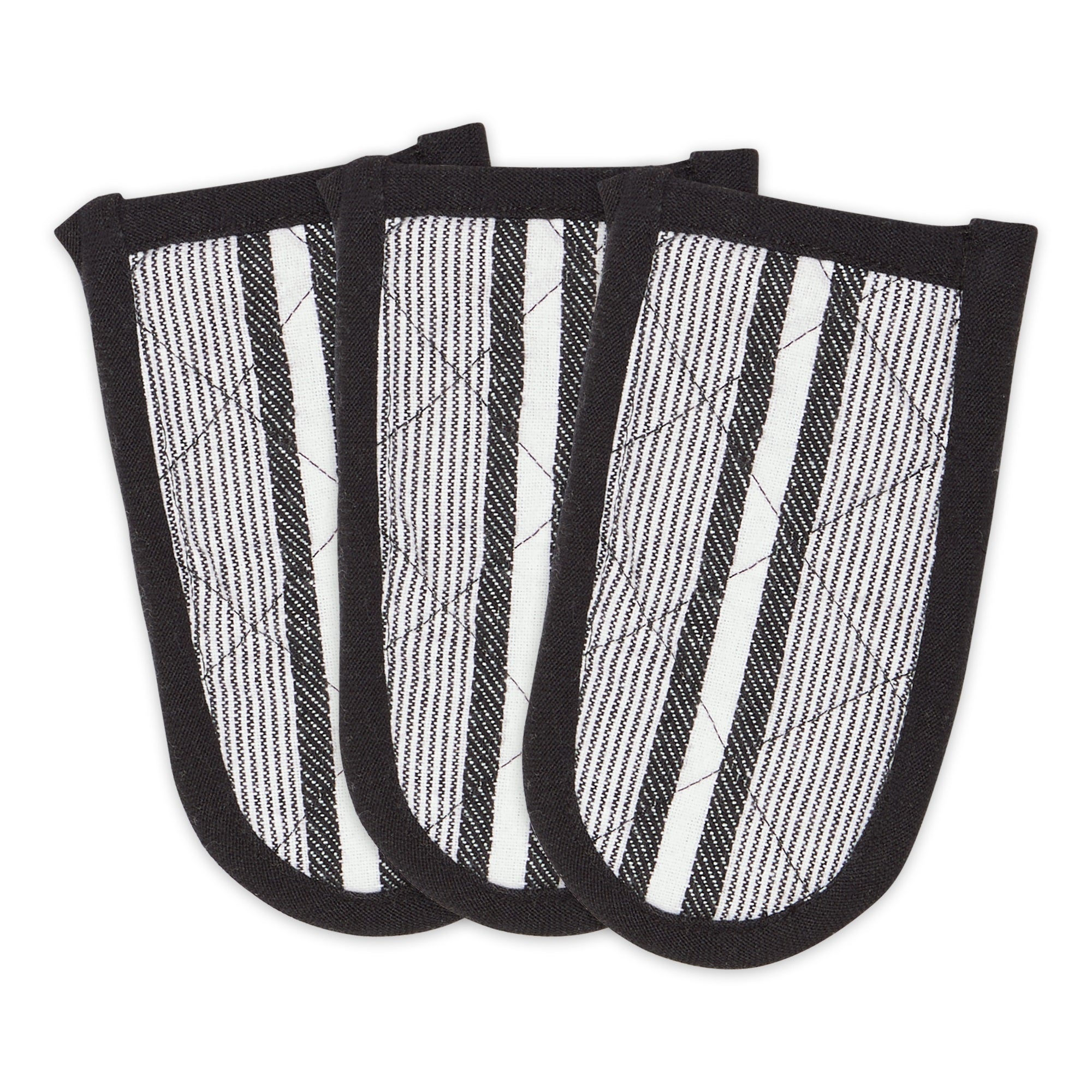 BLACK CHEF STRIPE PAN HANDLE SET/3