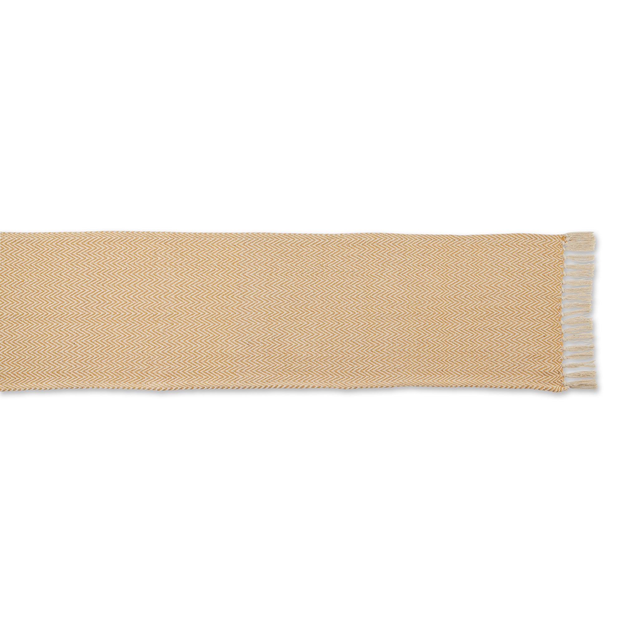 DII Honey Gold Chevron Table Runner 15x108