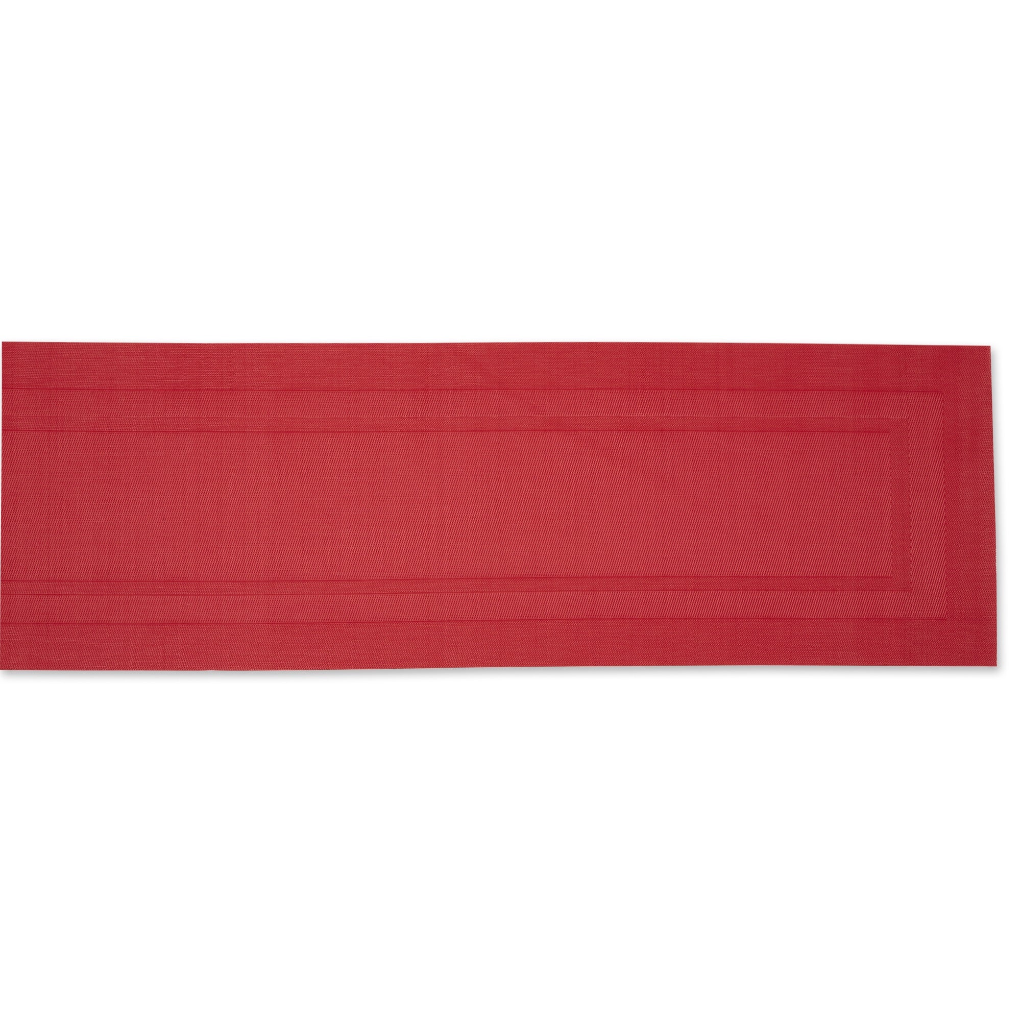 DII Tango Red PVC Doubleframe Table Runner 14x72