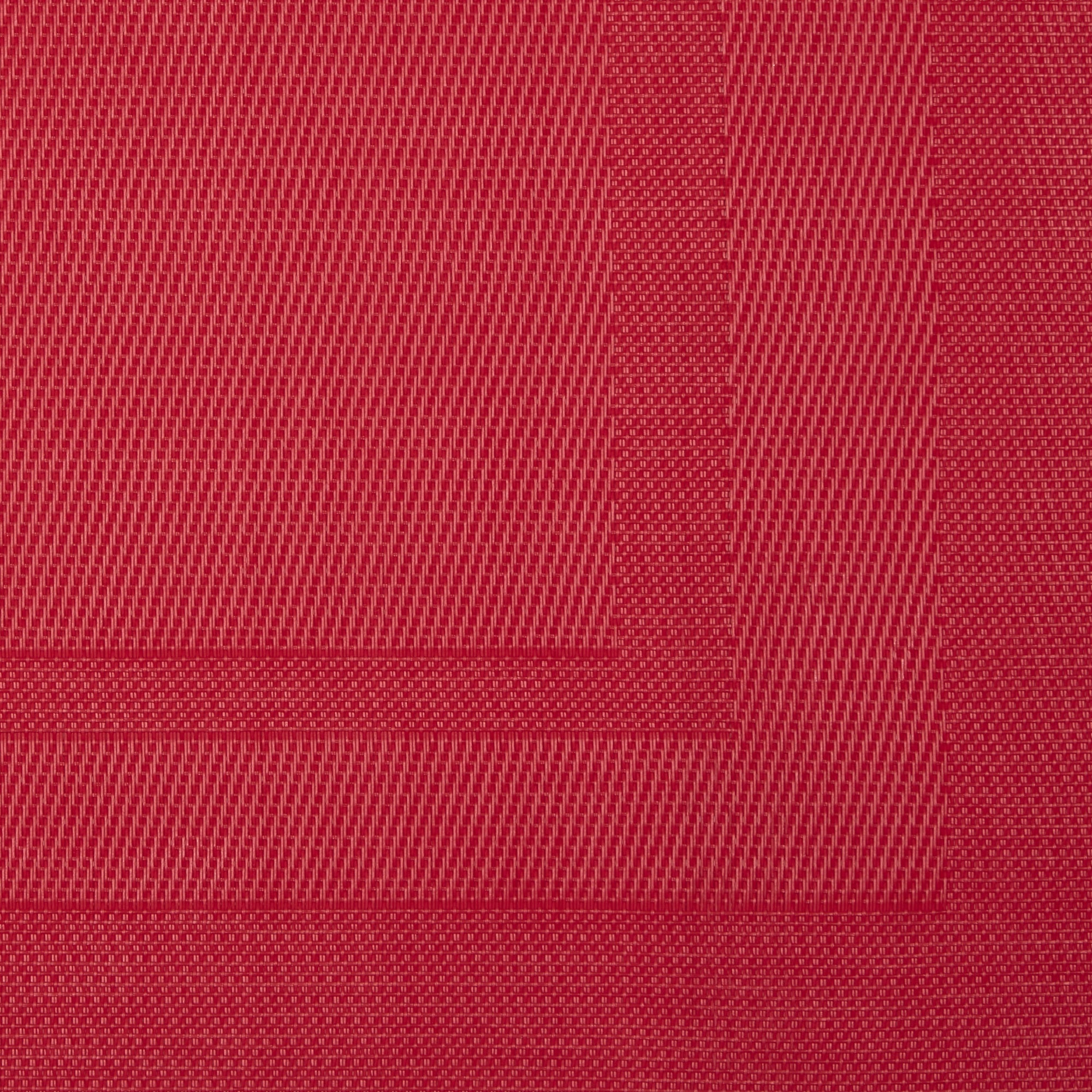 DII Tango Red PVC Doubleframe Table Runner 14x72