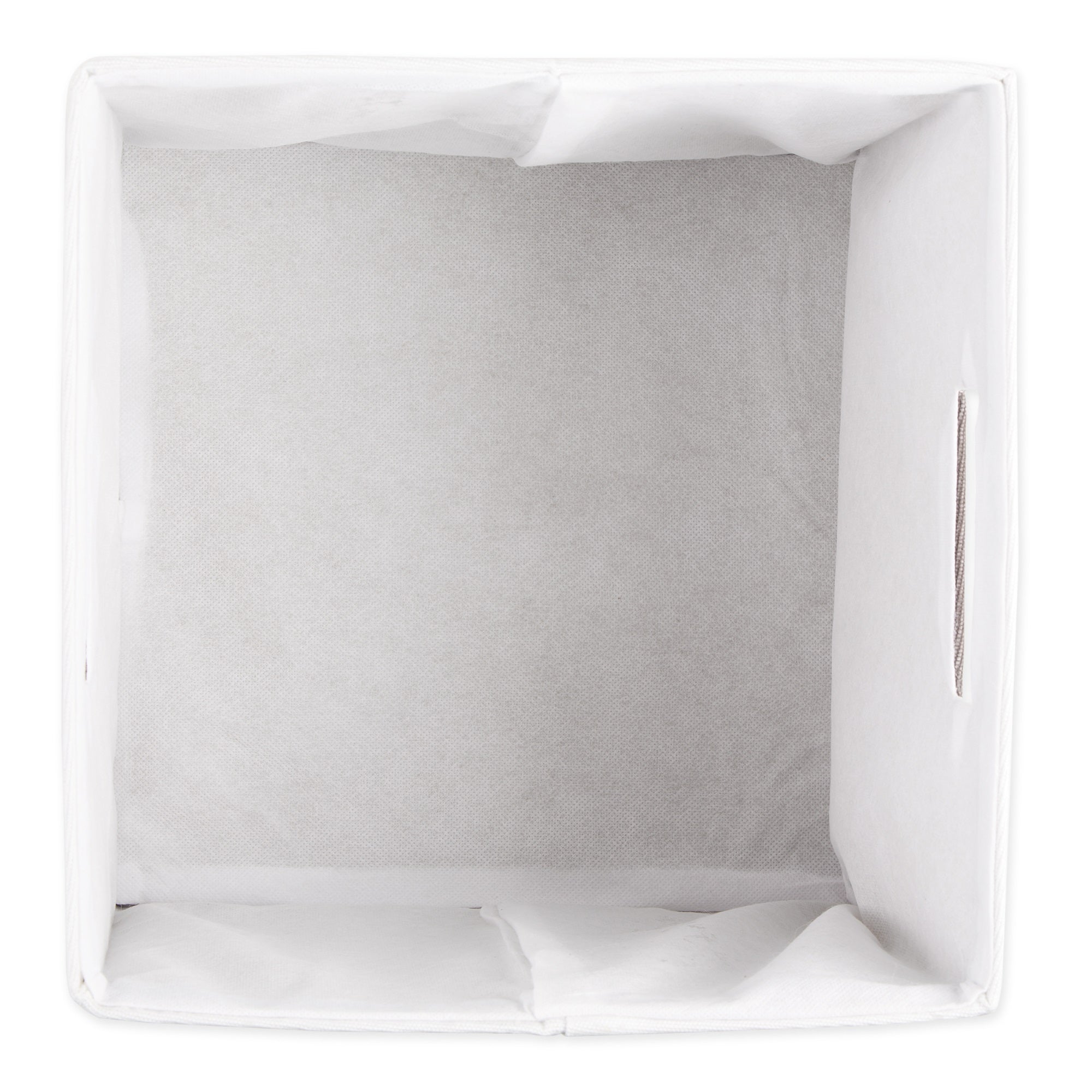 DII Polyester Cube Stripe Brown Square 13x13x13