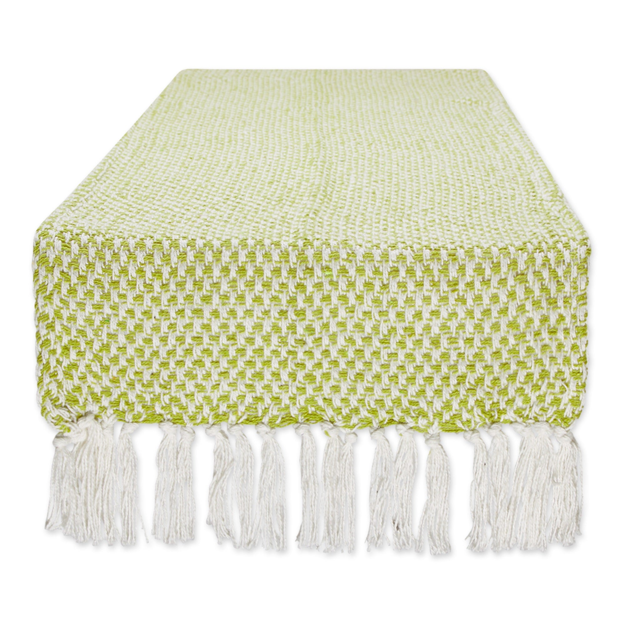 Dii Avocado Woven Table Runner 15X72